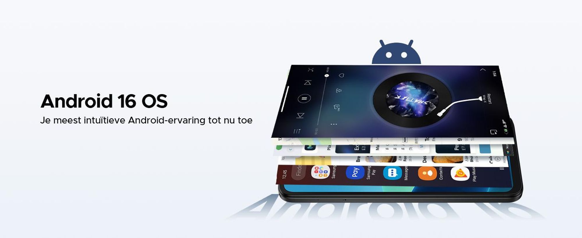 DOOGEE Note56 Pro Smartphone, Android 16, 6,56" scherm met 90Hz, 6150mAh batterij, 32GB RAM + 128GB opslag, 4G Dual-SIM, 13MP camera, NFC, vingerafdruksensor, gezichtsherkenning