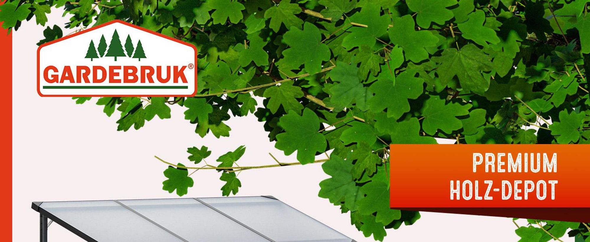 GARDEBRUK® Kaminholzregal XXL 198H x 163B x 70T cm