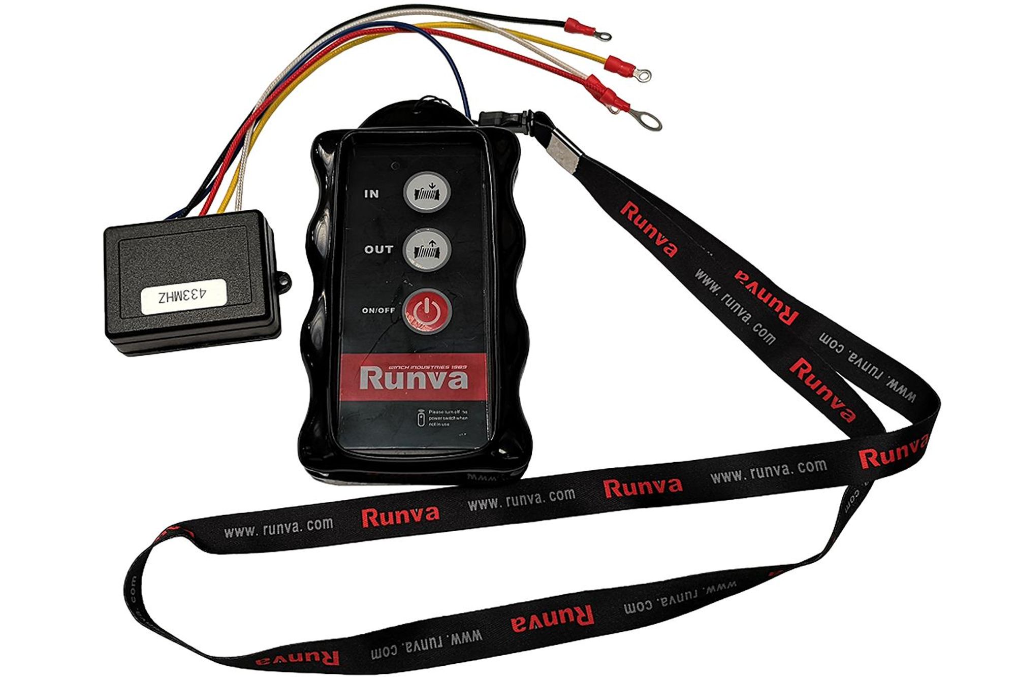 Runva Funkfernbedienung 12V/24V Universal für Seilwinden mit 15 m Reichweite