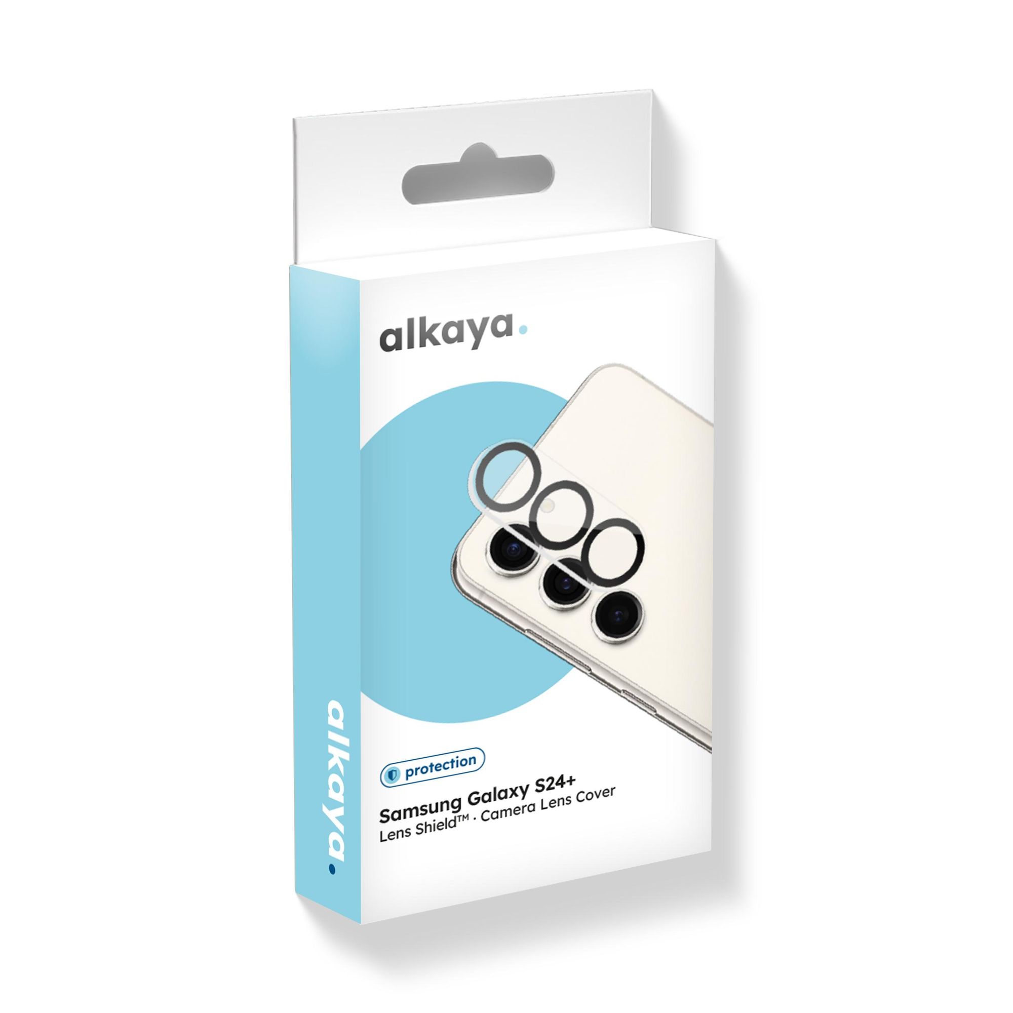 alkaya. Samsung Galaxy S24+ Linsenschutz, Kameraschutzglas, Handykameraschutz - Transparent