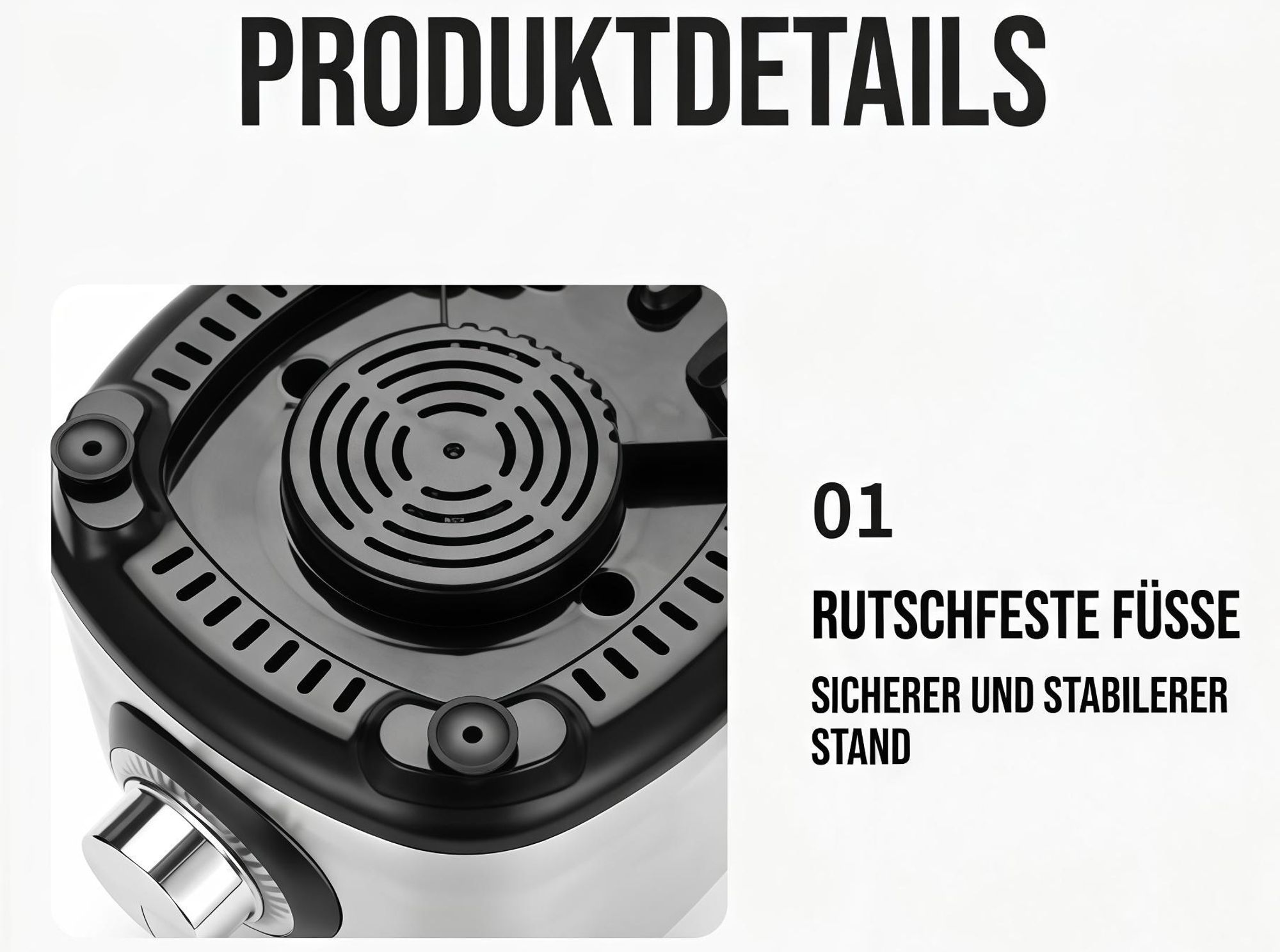 Multifunktionale Küchenmaschine 3-in-1 Standmixer, 1200ML Hochwertiger Glasbehälter, 1200W, Edelstahlklingen, mit Pulsfunktion
