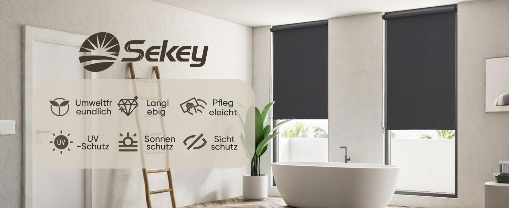 Verdunklungsrollo 100x160cm Grau Thermorollo Fensterrollo Klemmfix ohne Bohren Seitenzugrollo Sonnenschutz Wärmeschutz Blickdicht Rollo