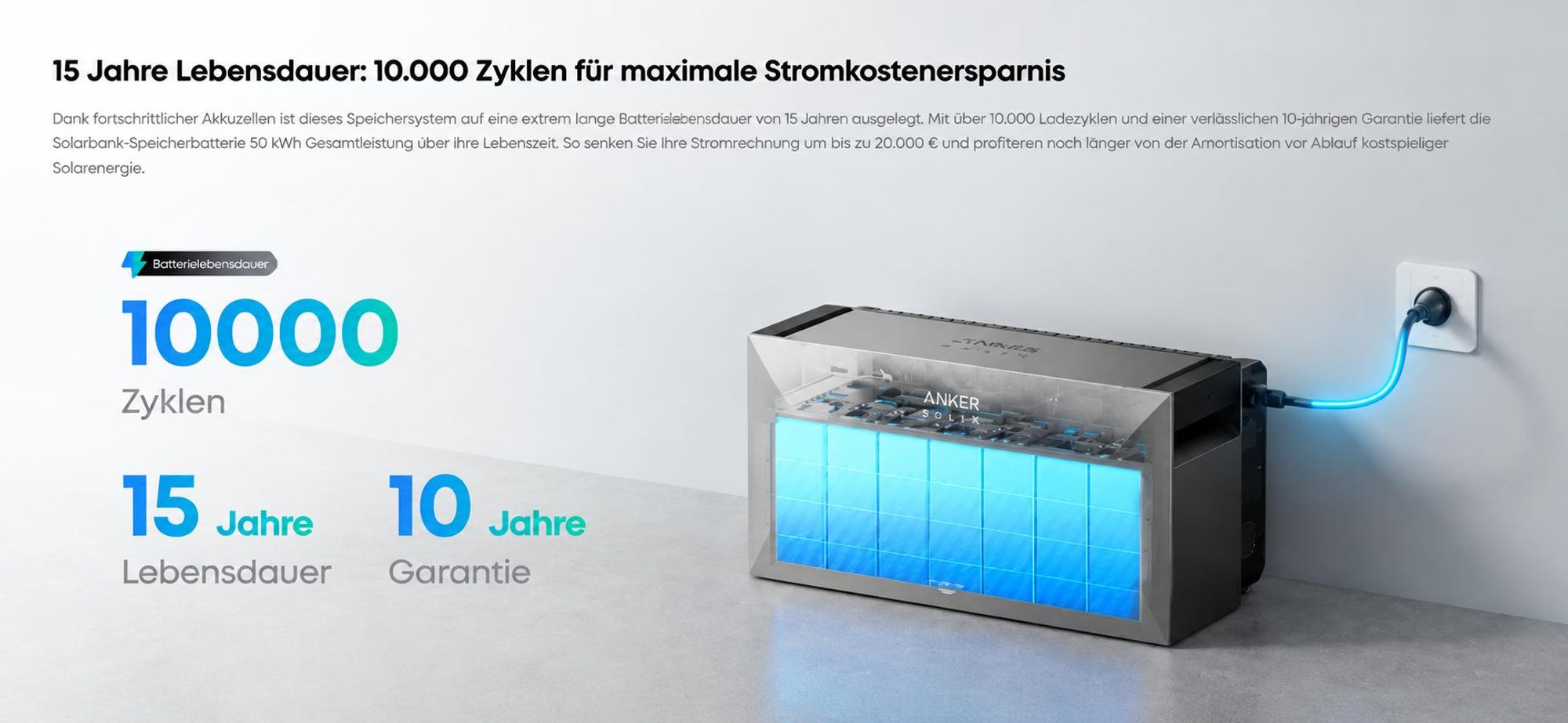 Powerness®Balkonkraftwerk Speicher , Anker SOLIX Solarbank Max AC 7kWh All-in-One Stromspeicher mit Smart Meter Gen 2 (0% MwSt)