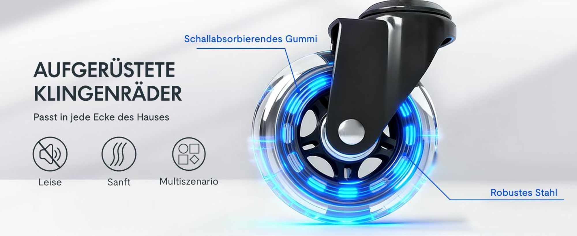 FLEXISPOT OS4 Ergonomischer XXL Bürostuhl bis 300 kg, Chefsessel mit dynamischer Lendenwirbelstütze, 63,5cm breitem Sitz und Gummirollen, Braun