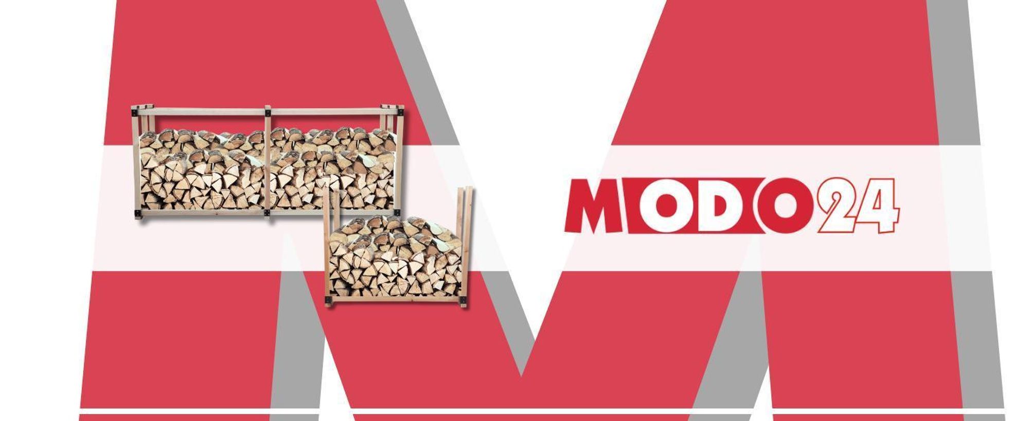 MODO24 Kaminholzregal, Holzunterstand, Brennholzregal, Holzlager, Brennholzständer, Aufbewahrung, Garten, Wetterfest, Massivholz, 154x146x40 cm, DRE