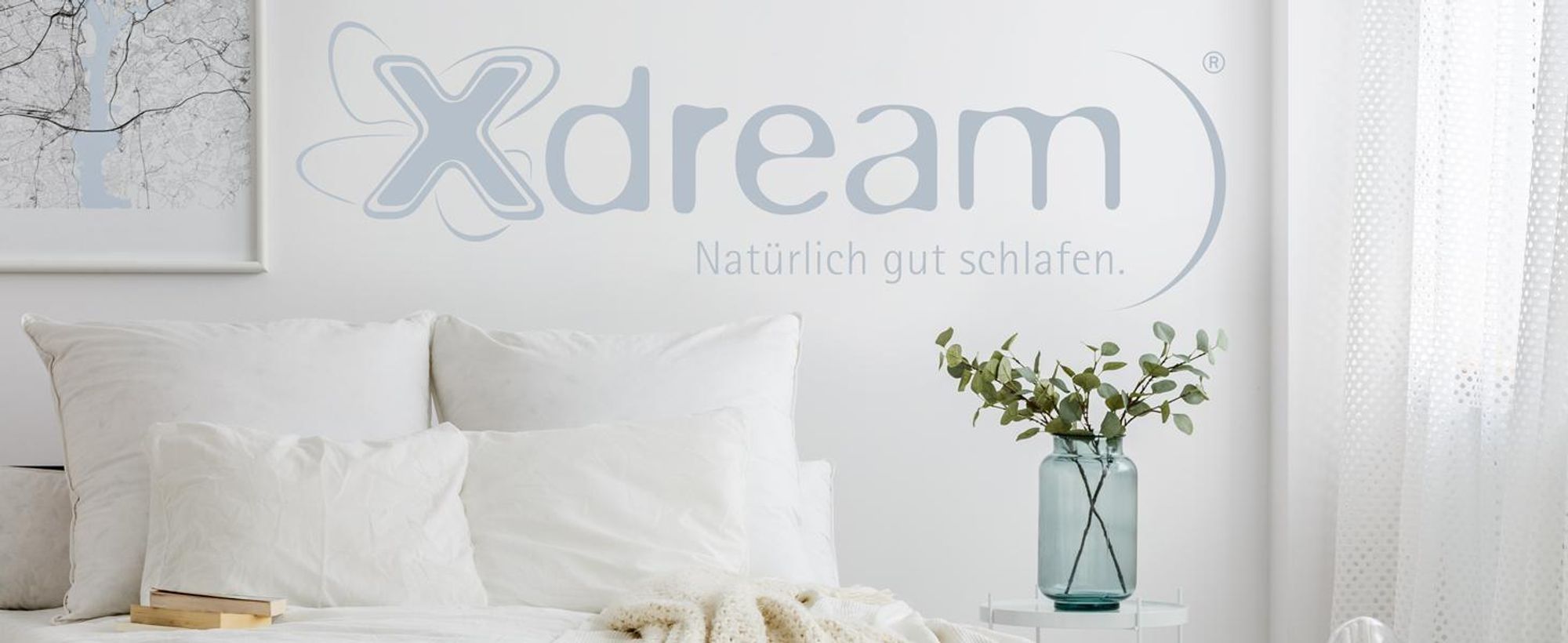 Hochwertige Daunendecke | medium | 155 x 220 cm | 90% Daunen / 10% Federn | Füllgewicht: 670g | XDREAM Nature