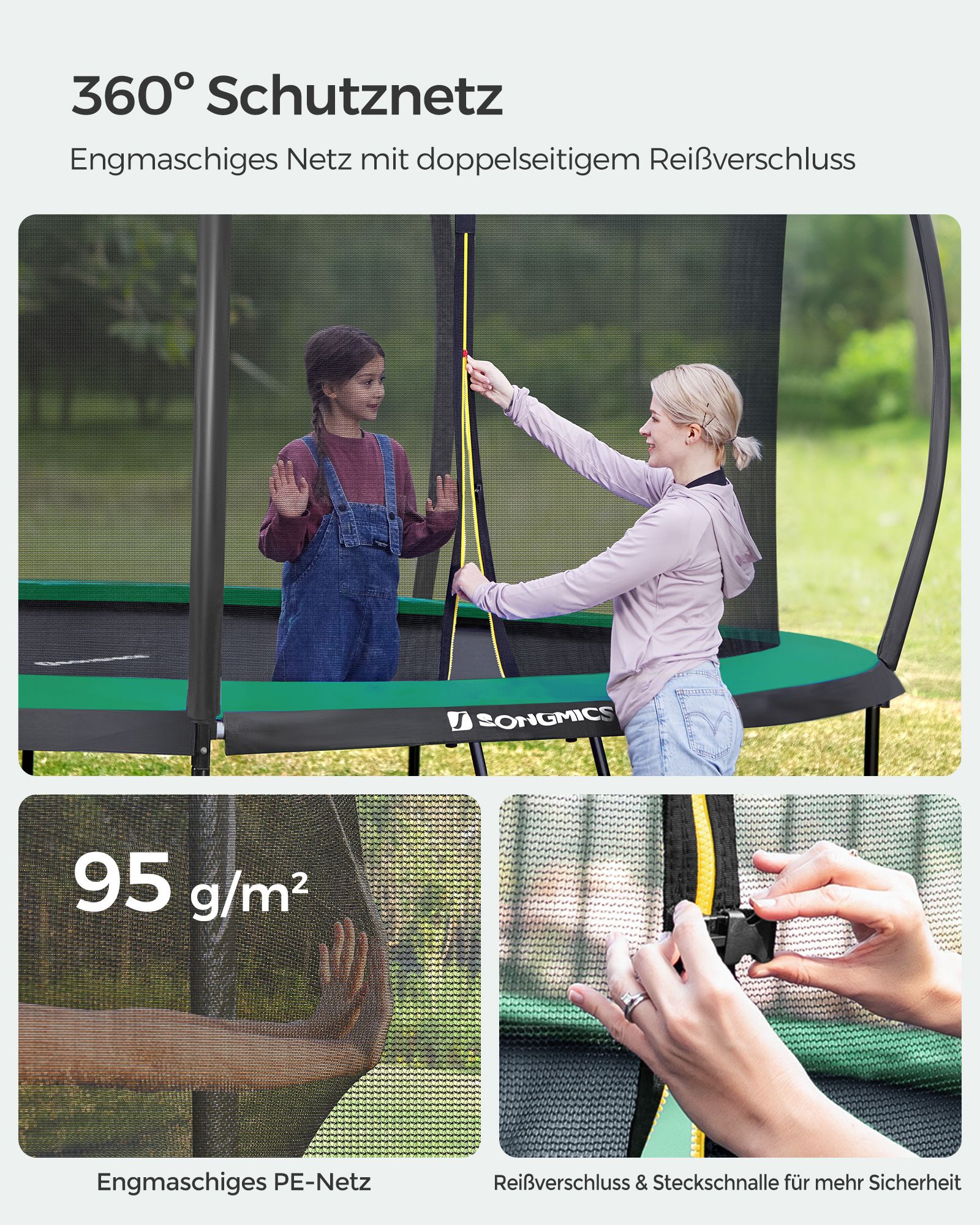 Gesicherter Reißverschluss