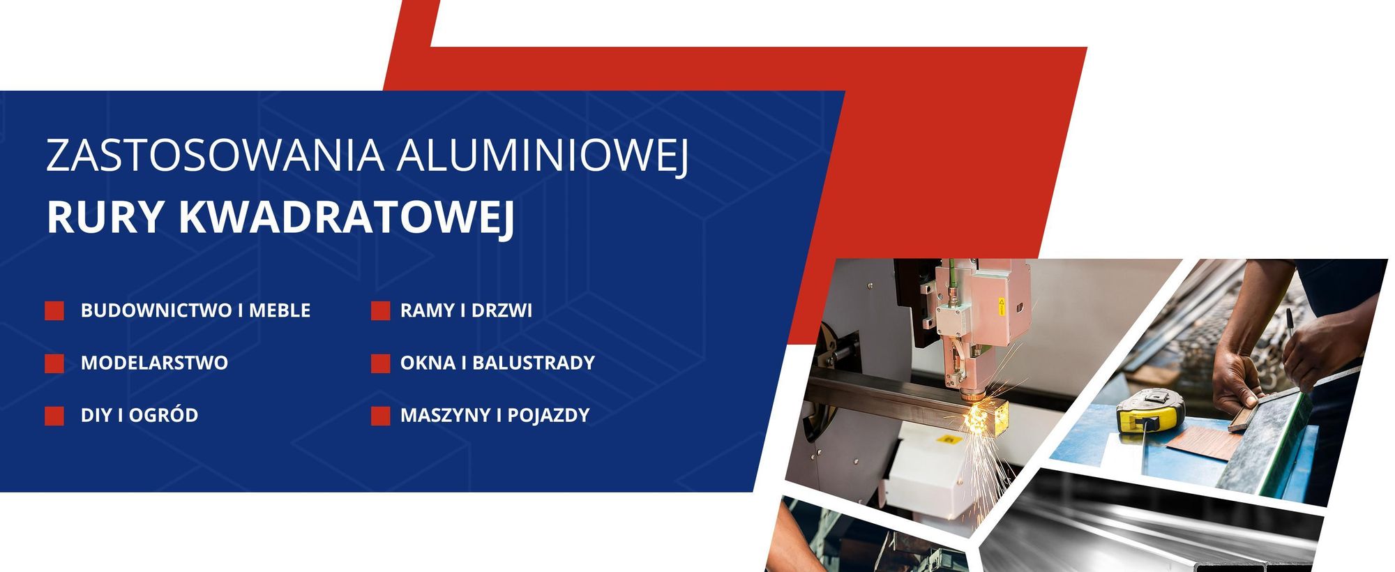 Profil Aluminiowy 15x15x1 mm 100 cm Rura Kwadratowa Aluminium Na wymiar