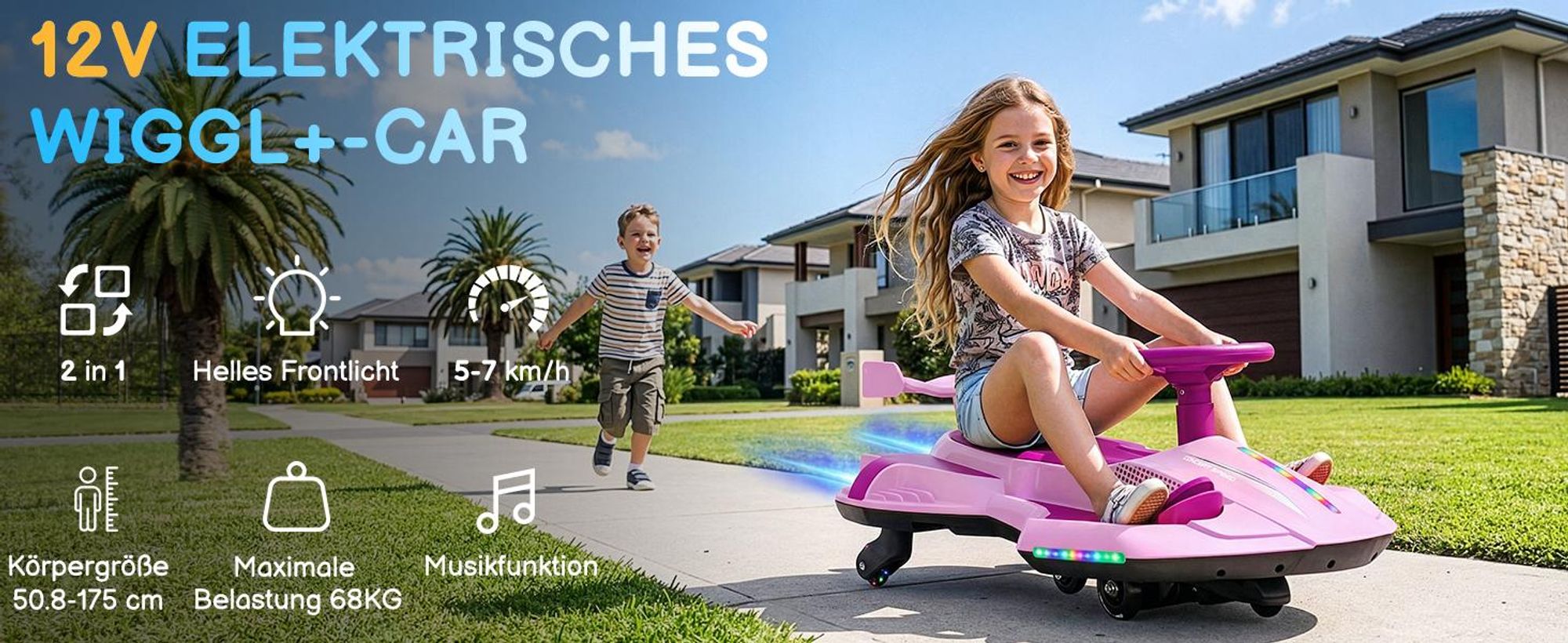 Elektroroller mit Sprühfunktion 35W 12V 4,5Ah