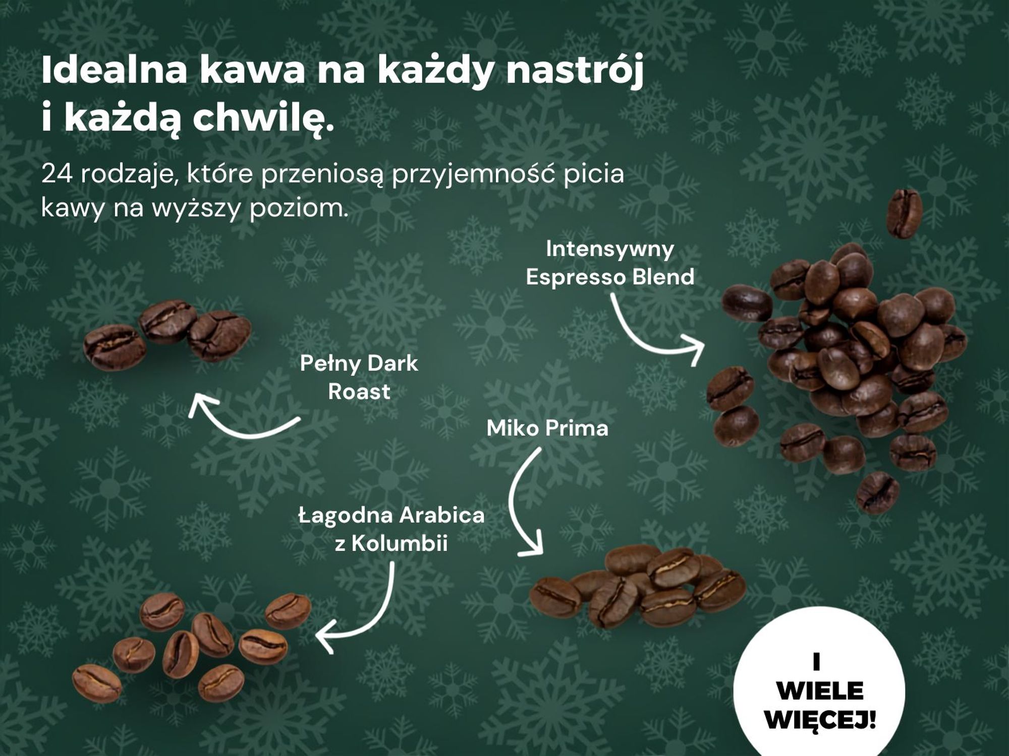BOXILAND® kawa ziarnista kalendarz adwentowy 2026, 24 rodzaje, Fairtrade