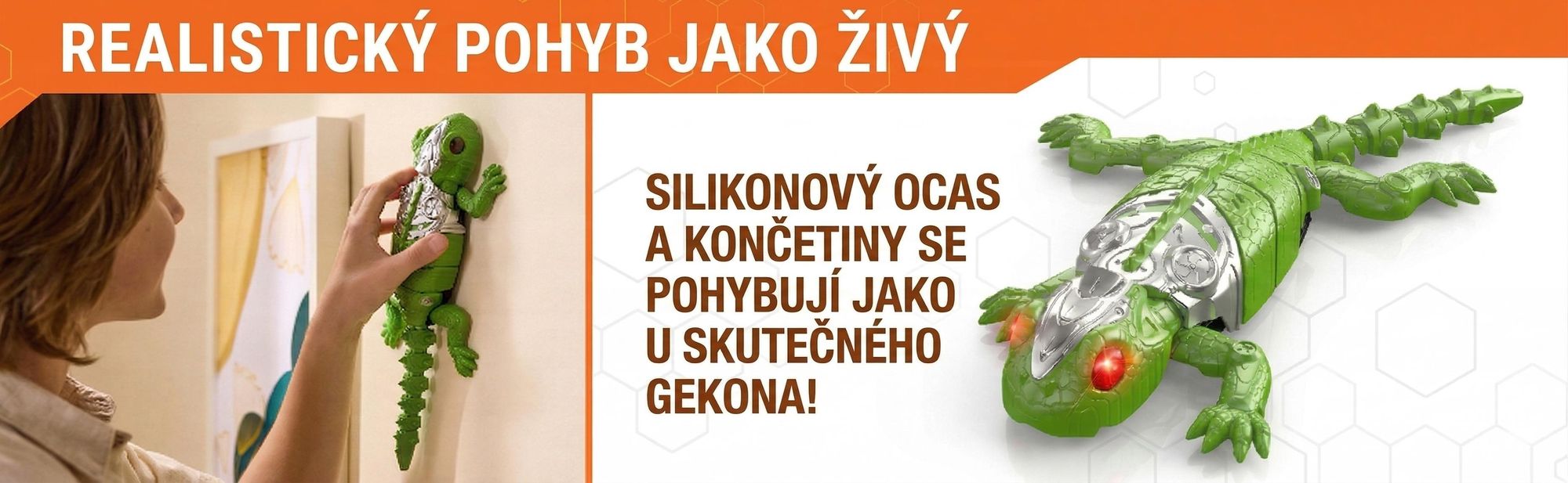 Dálkově ovládaná lezoucí ještěrka, dálkově ovládaná ještěrka šplhající po zdi, RC gekon – CLIMBKO