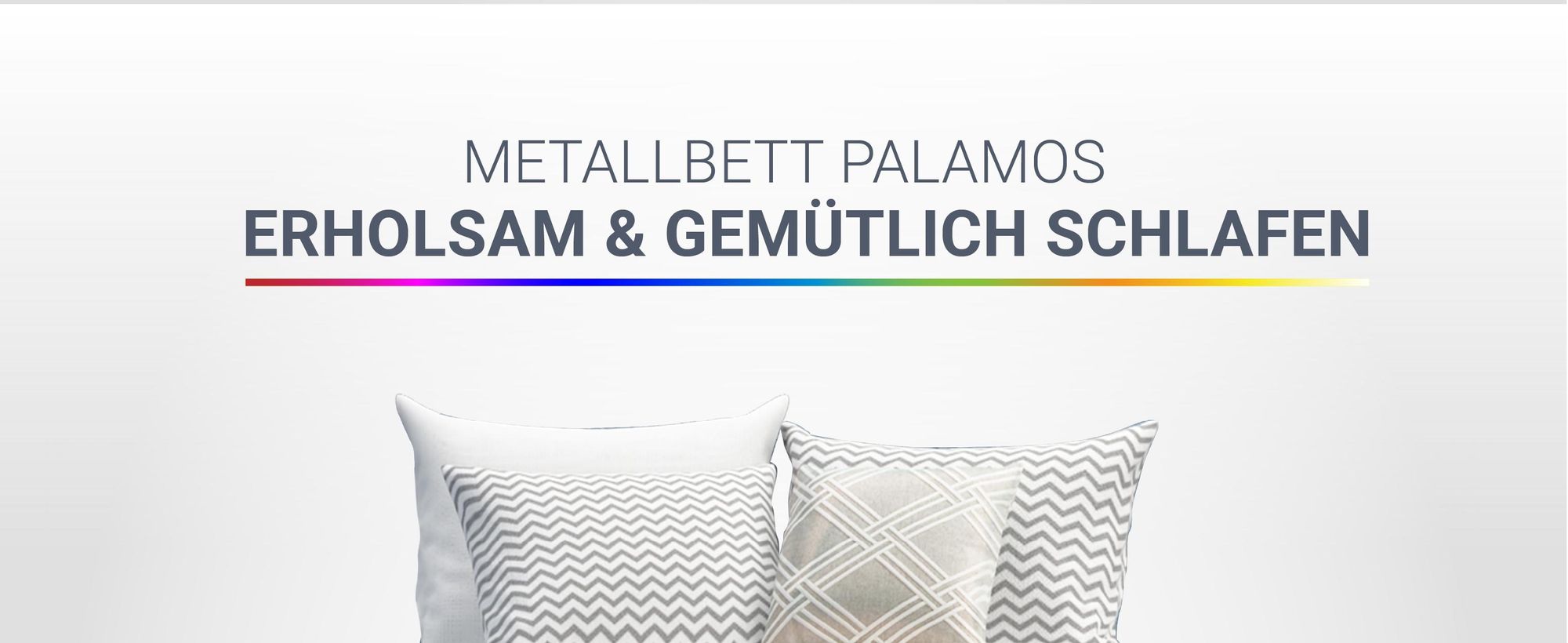 Juskys Metallbett Palamos 140x200 cm mit Lattenrost & LED - Schwebebett - Schwarz