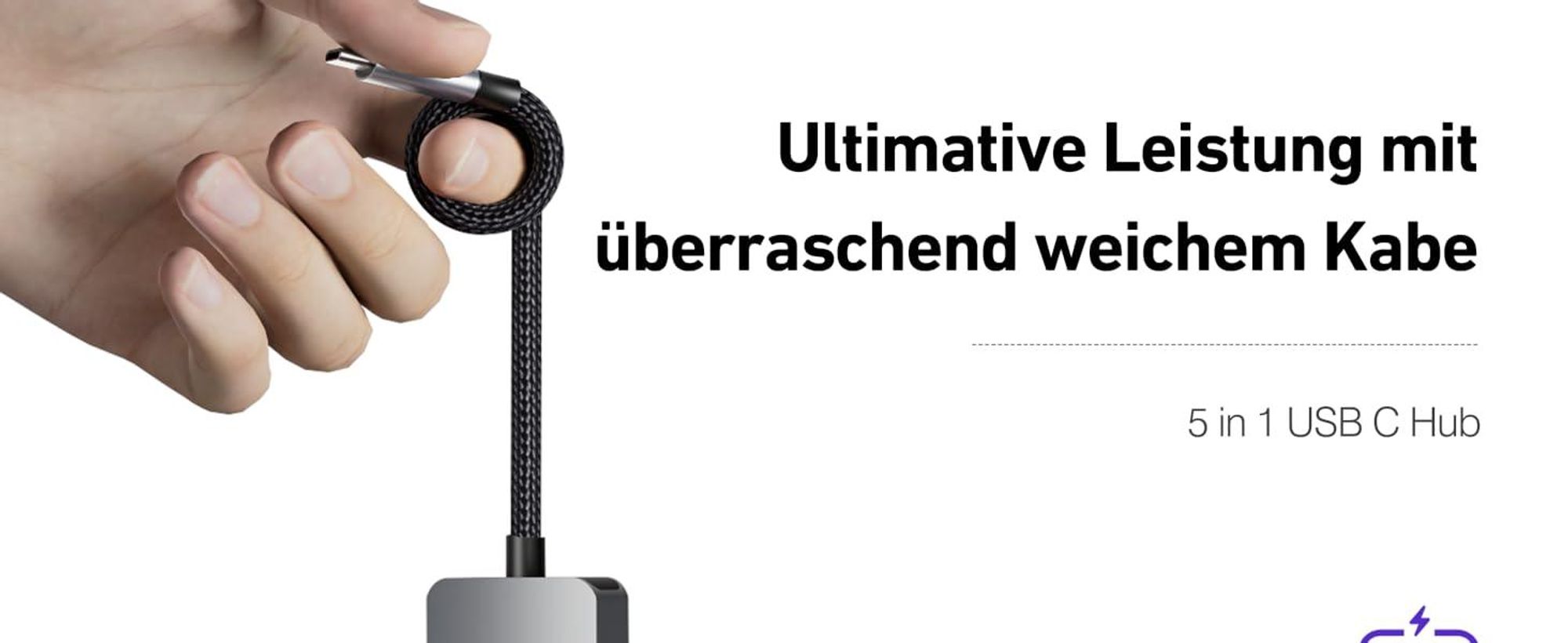 BENFEI Hubs USB C Hub 5in1 mit 4K HDMI und 100W PD