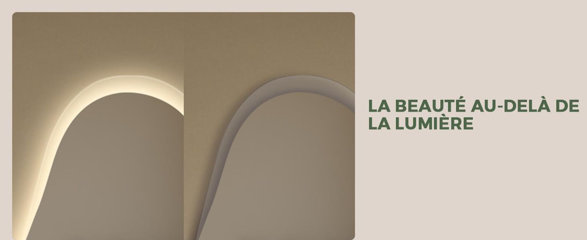 S'AFIELINA Miroir Salle de Bain LED 48 × 72 cm, Asymétrique, Sans Cadre,3 couleurs d’éclairage, luminosité réglable, anti-buée et mémoire