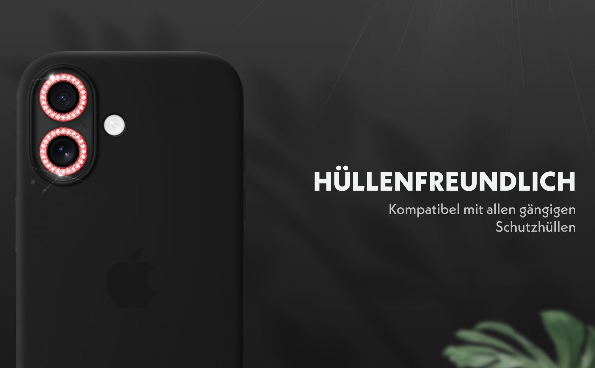Kameraschutzglas Set für Apple iPhone 17 kompatibel mit allen gängigen Hüllen