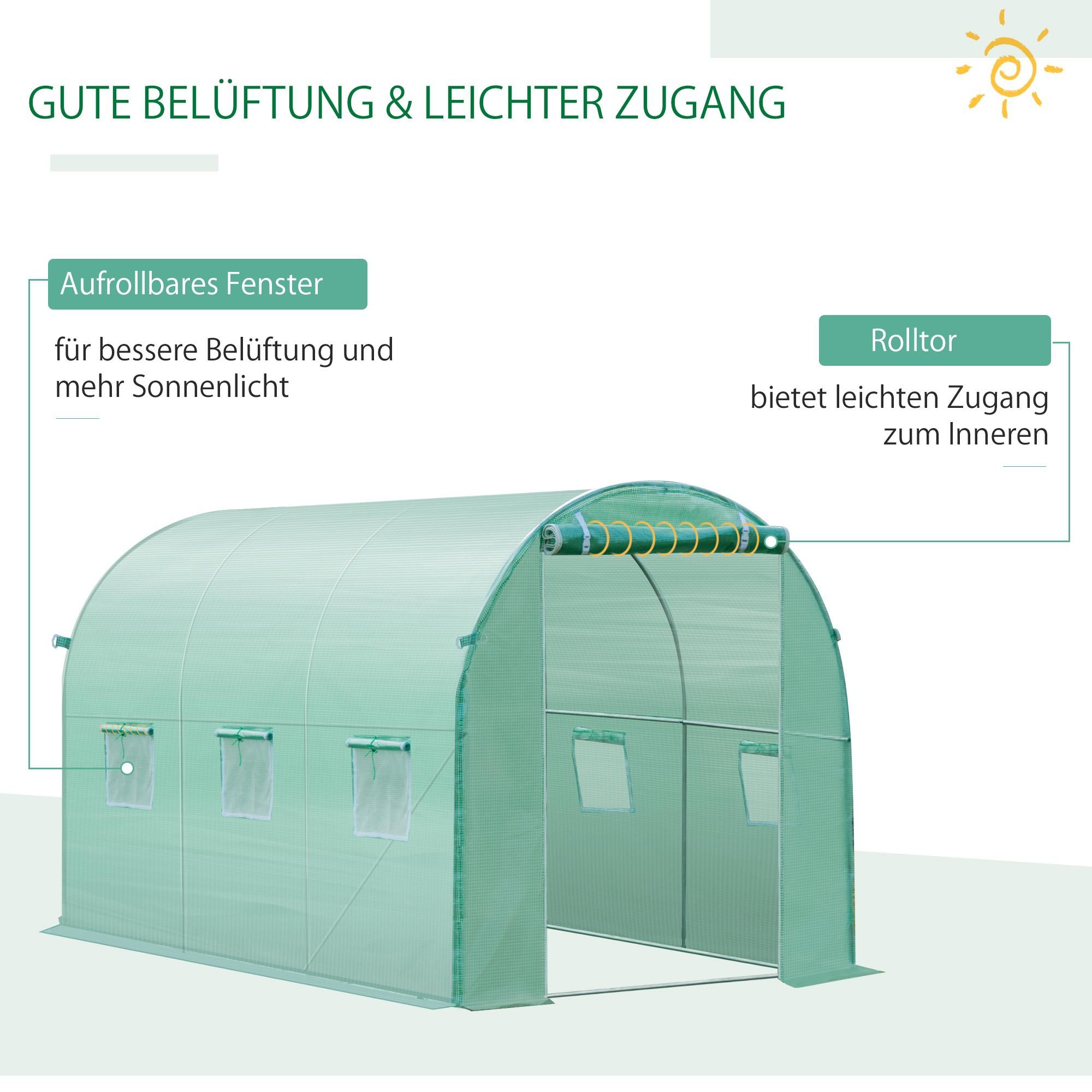 Tomatenhaus PE Folientunnel
