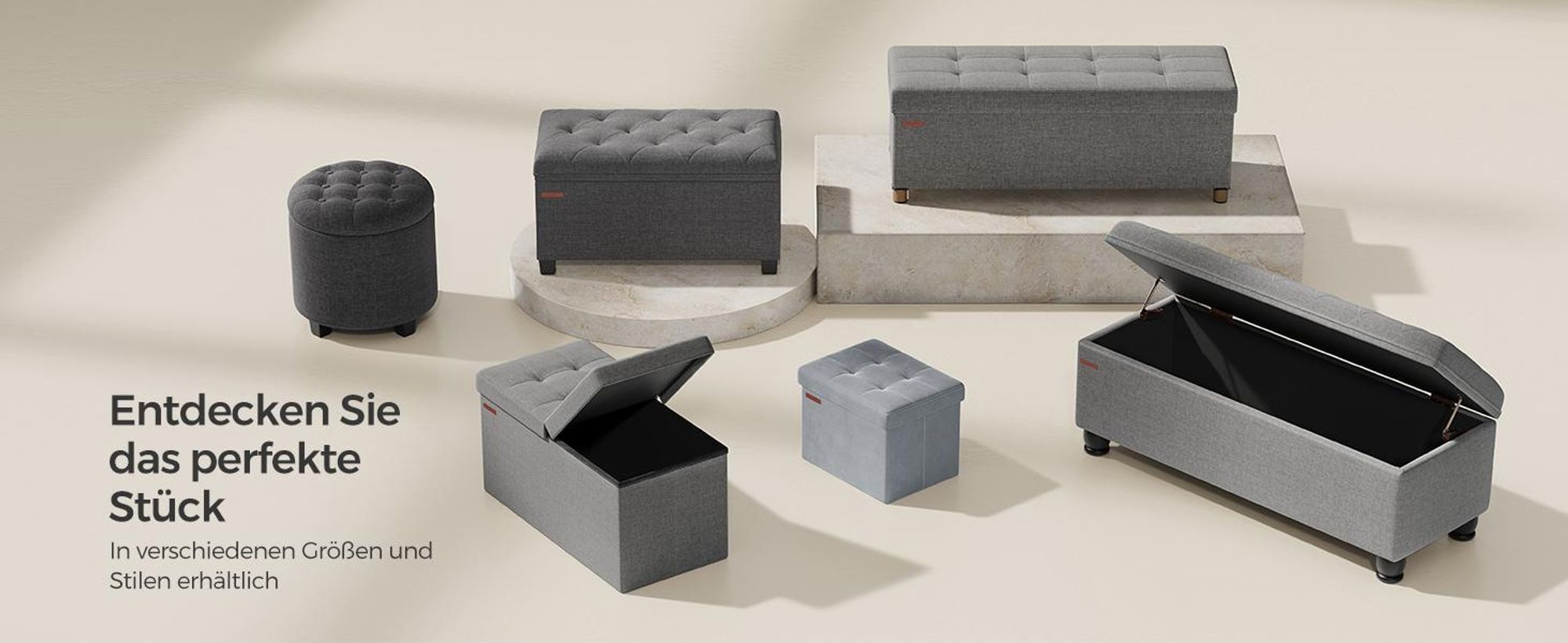 SONGMICS Sitzbank mit Stauraum, klappbare Sitztruhe, Aufbewahrungsbox mit Deckel, Fußbank, 31 x 41 x 31 cm, bis 130 kg belastbar, für Flur, Wohnzimmer