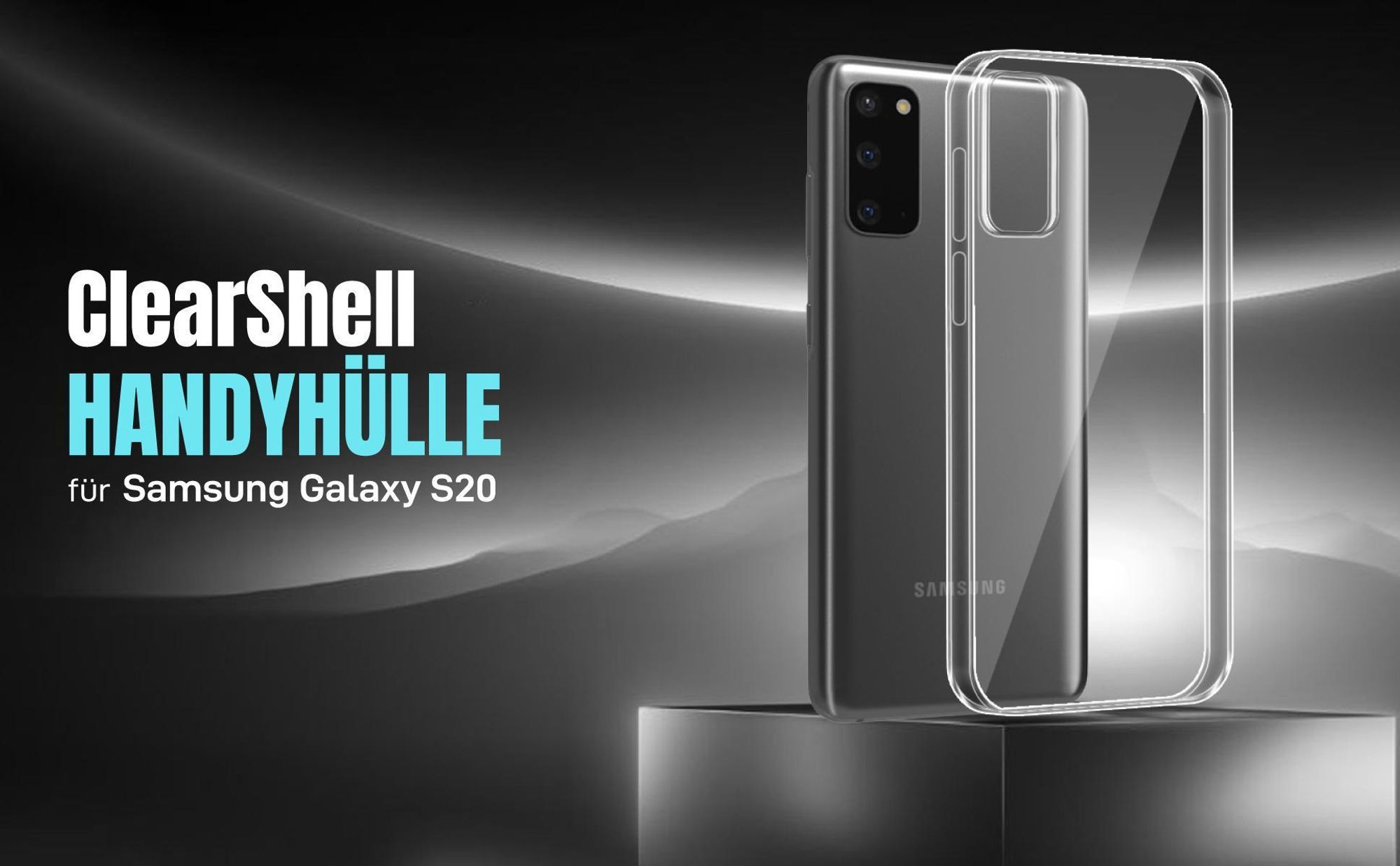 Transparente TPU Handyhülle mit optimiertem Schutz für Samsung Galaxy S20