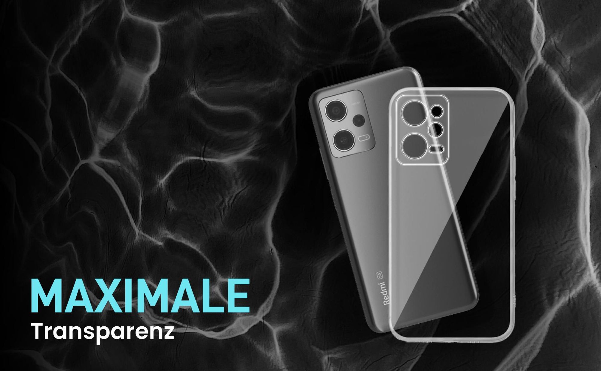 Flexible, exakt passgenaue Smartphonehülle für Xiaomi Redmi Note 12 Pro 5G