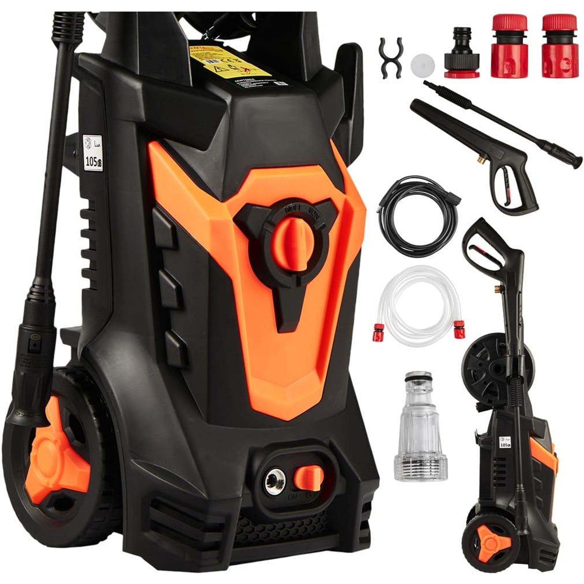KRAFT&DELE | Hochdruckreiniger, 2800W, 280 bar, Mini Pressure Washer für die Reinigung von Außenbereichen und Autowäsche