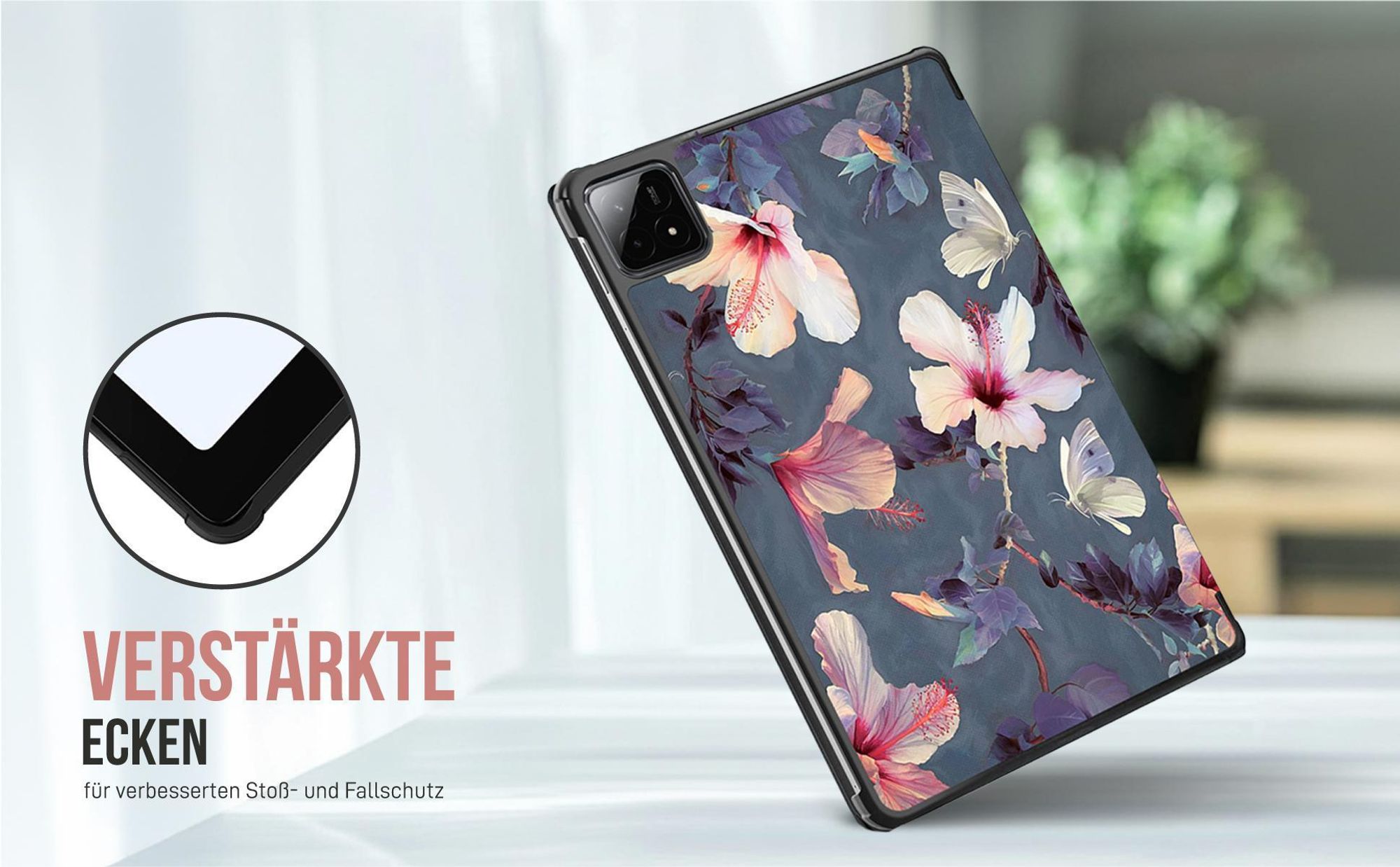 Tablethülle für Xiaomi Pad 6S Pro 12.4 mit 360 Grad Schutz