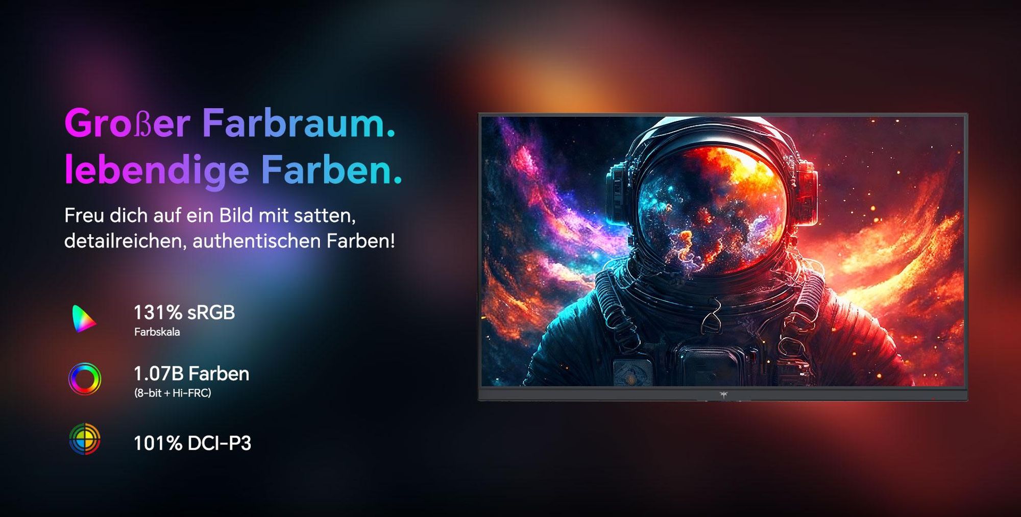 KTC H27T6 27 Zoll Gaming Monitor, QHD 210Hz Fast IPS, 1ms GTG, HDR400, FreeSync/G-Sync, höhenverstellbar