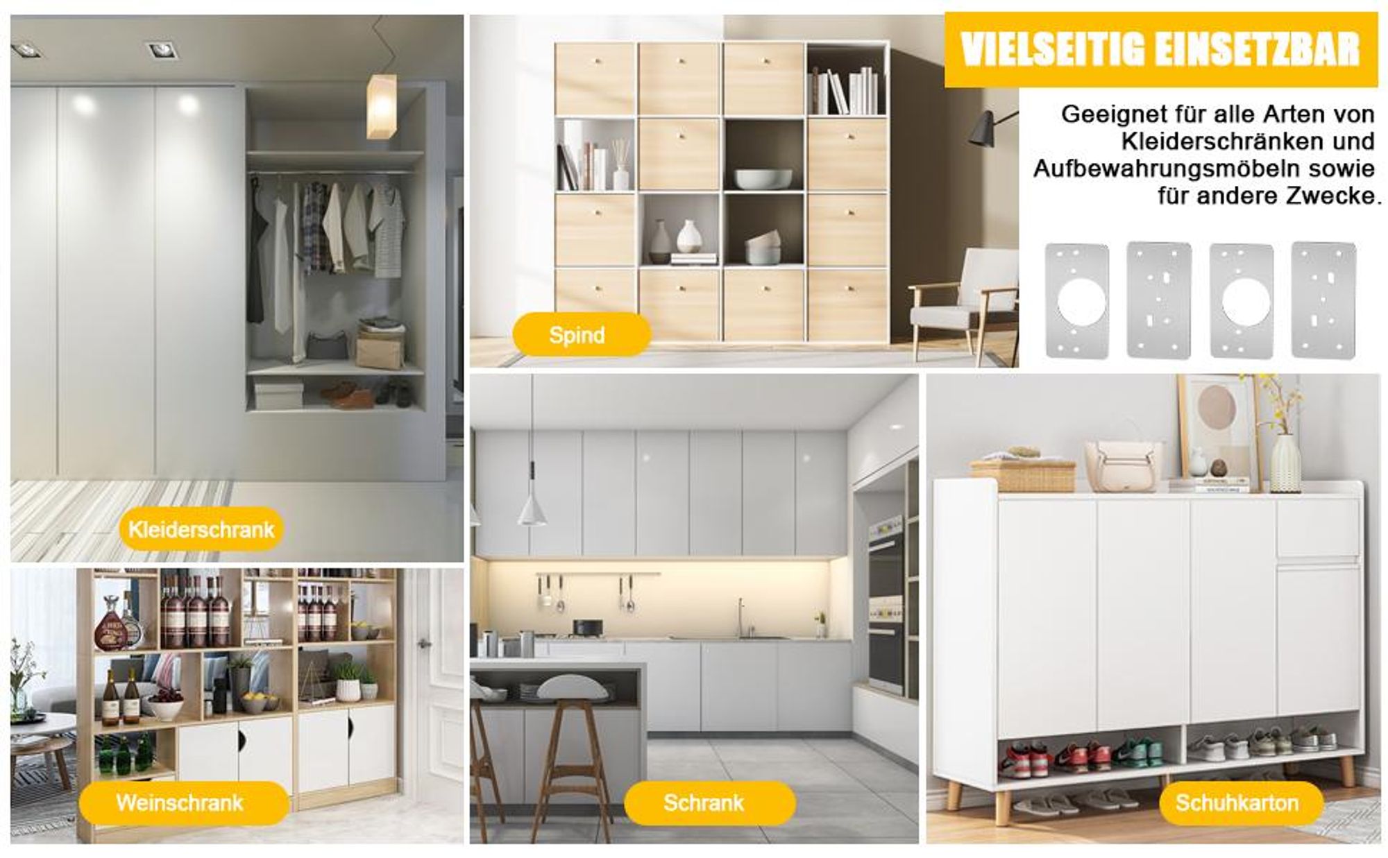 Scharnier, Türscharniere, Reparaturplatte, Möbelscharnier, für Geeignet, Möbel, Schublade, Fenster