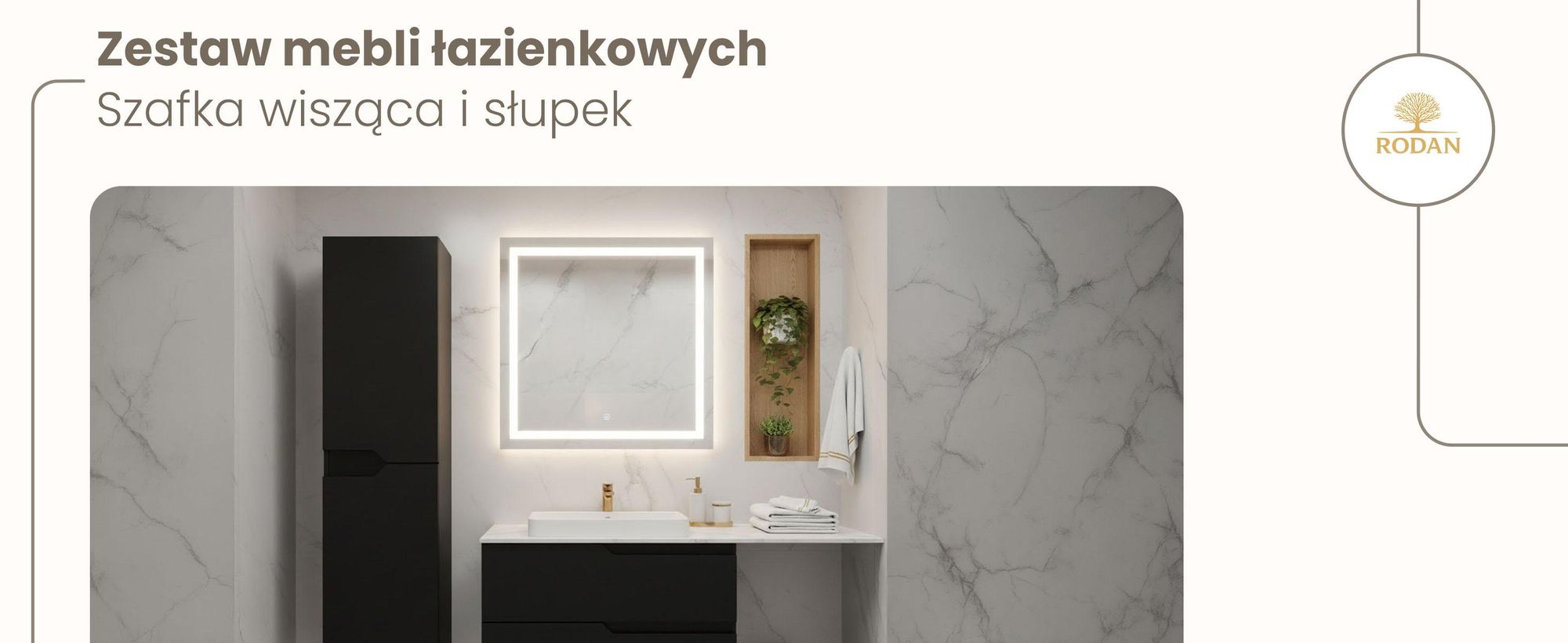 RODAN, szafka łazienkowa, szafka pod umywalkę, meble łazienkowe, szafka z szufladami