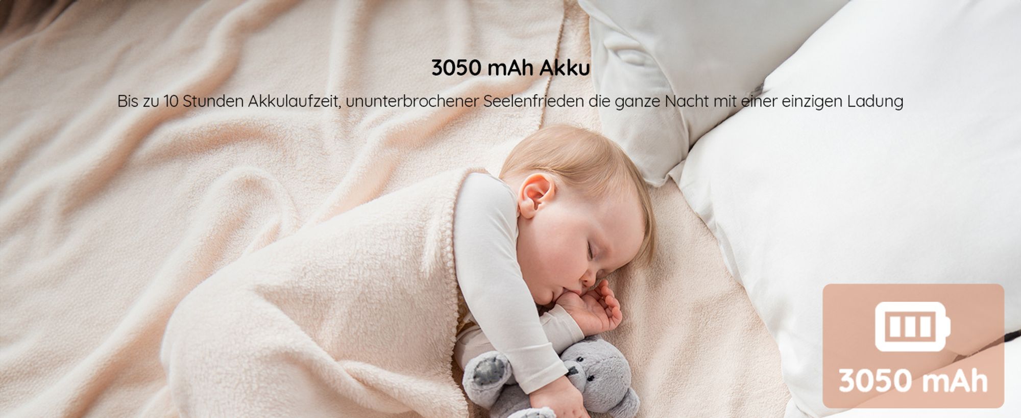 BOIFUN Babyphone mit Kamera ohne WLAN,Automatische Nachtsicht Babyfon , 5 Zoll 720P IPS Bildschirm VOX