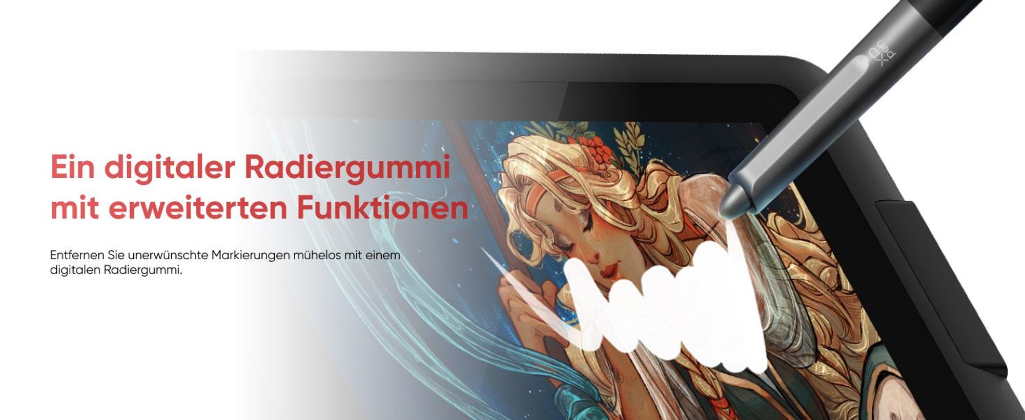 XPPen Artist 15.6 Pro V2, Kabelgebunden, 5080 lpi, 340,99 x 191,81 mm, USB, 1 cm, Stift, Berührung