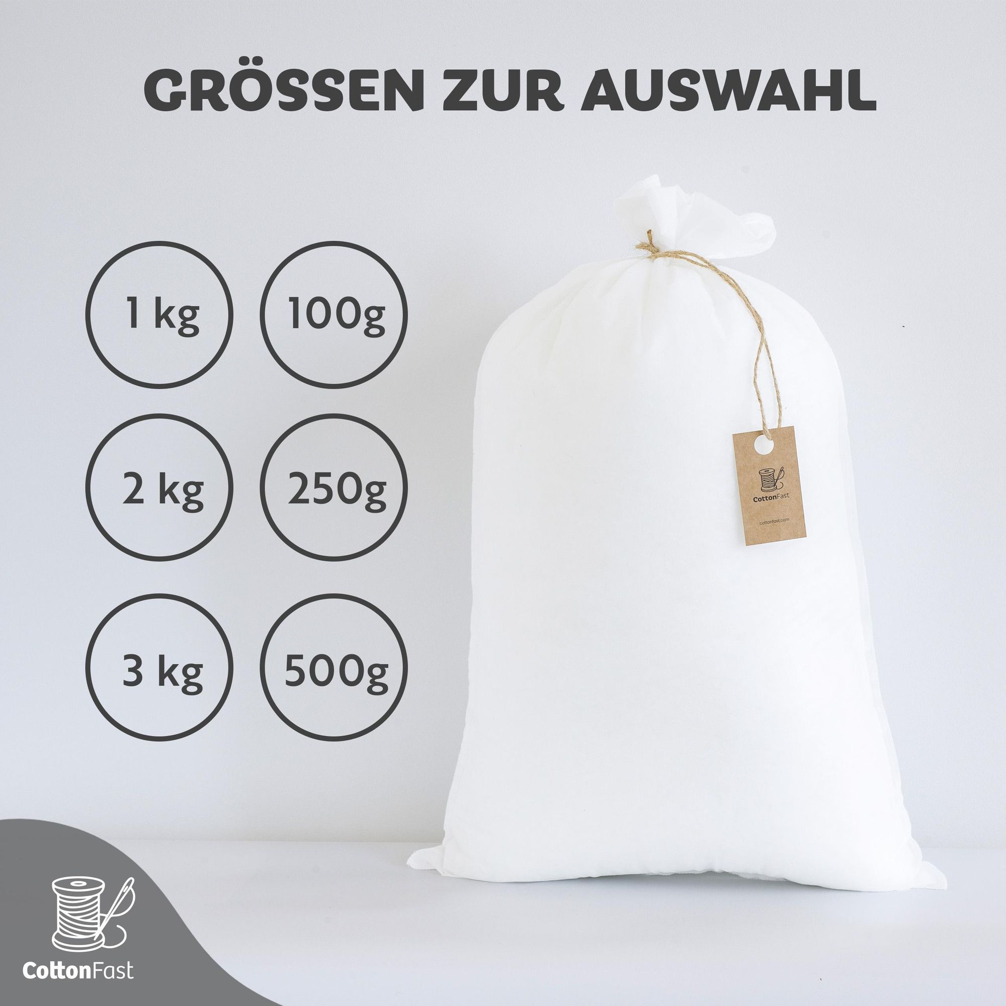 Antiallergische Polyester Füllung für Kissen Plüschtieretiere Tierbetten Kunsthandwerk DIY Amigurumi