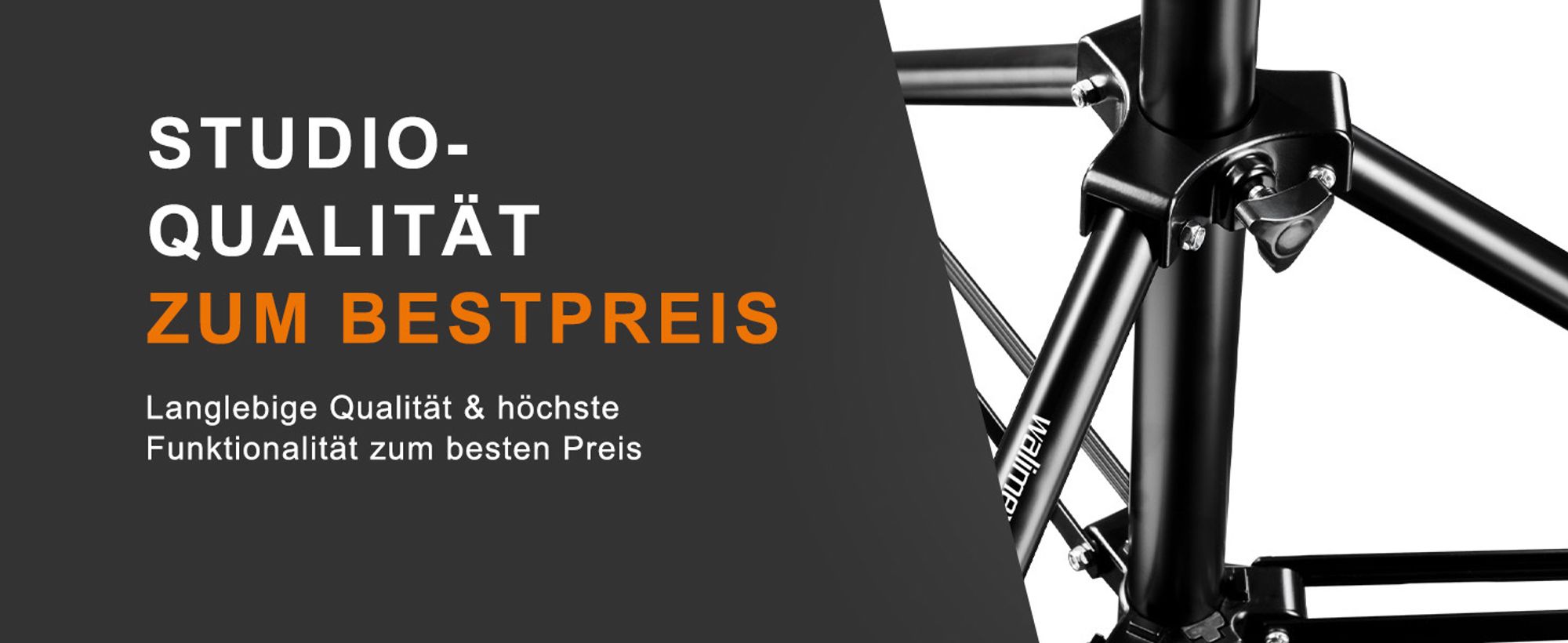 walimex pro WT-806 Lampenstativ, 256cm
