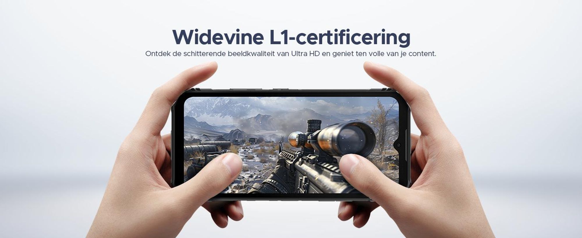 DOOGEE Blade10 Ultra Energy: Robuuste outdoor smartphone, Android 16, IP68/IP69K, 6,56" scherm met 90Hz, 6150mAh batterij, 36+128GB opslag, 64MP camera, NFC, vingerafdruksensor, zonder abonnement