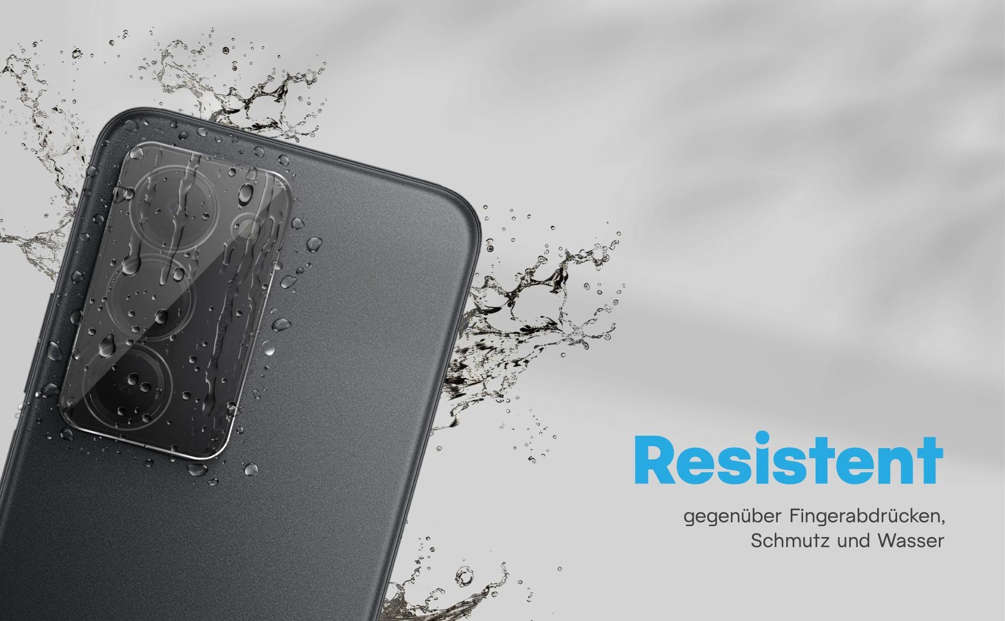 Zweierpack Kameragläser für Xiaomi Redmi 15 - Resistent gegen Fingerabdrücke