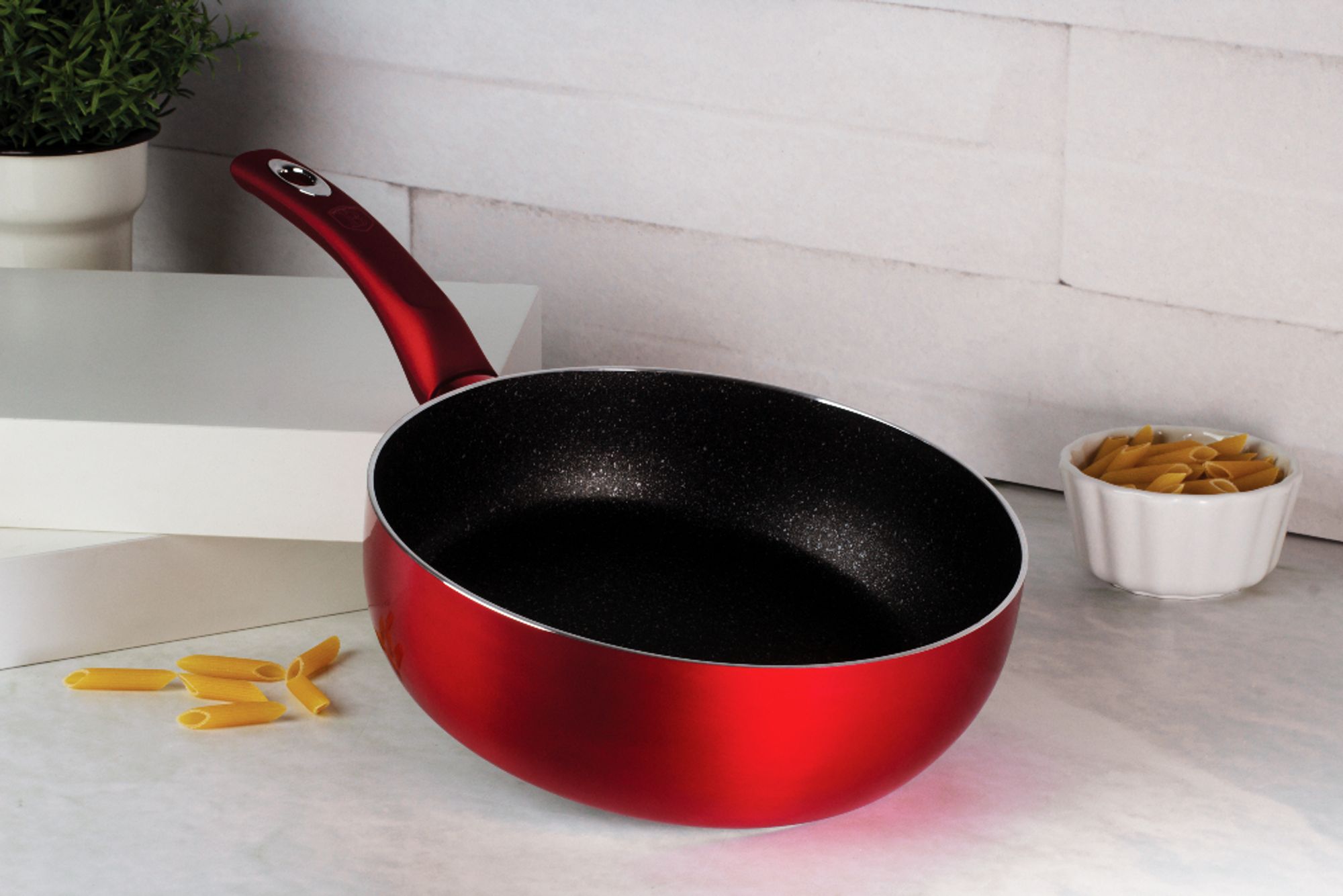 Berlinger Haus Wokpfanne BH-1302 26 cm Rot