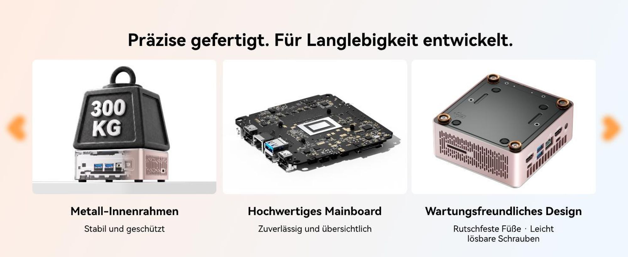 GEEKOM A5 2027 Mini PC, AMD Ryzen 7 7730U bis 4,5 GHz, 16 GB DDR4 RAM, 500 GB SSD, aufrüstbar, 4 Displays, 2,5G LAN, vorinstalliertes System
