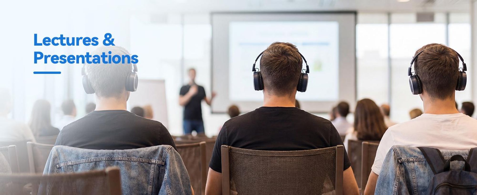 Retekess TA004S Silent Disco – bezdrôtové slúchadlá, vylepšená verzia audiosystému, 6-kanálové s Bluetooth, skladacie, vhodné pre televíziu, jógu a meditáciu