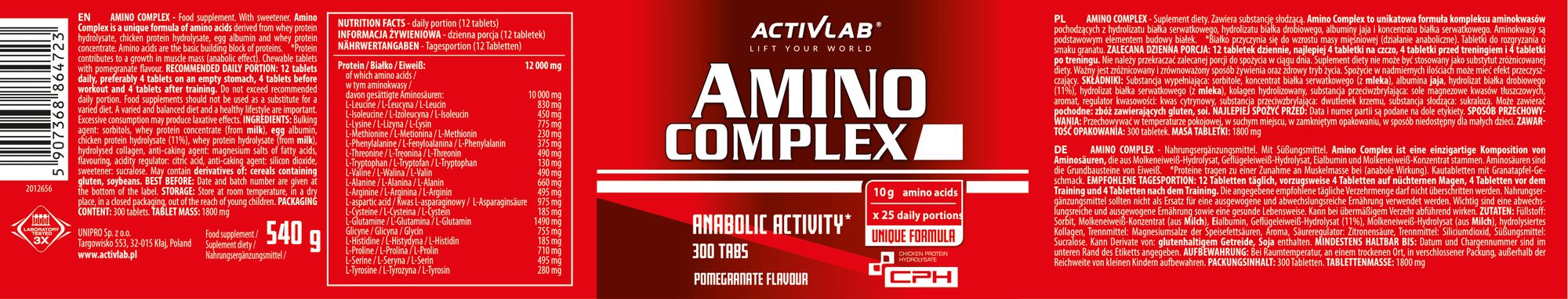 Activlab Amino Complex LABEL