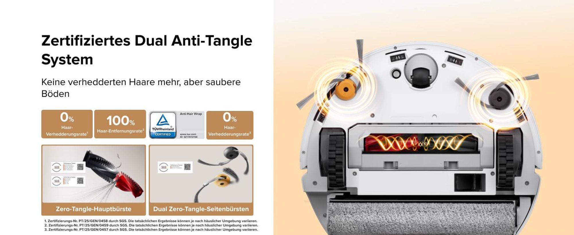 Roborock Qrevo Curv 2 Flow Staubsauger Roboter mit Wischfunktion, SpiraFlow-Wischwalze mit Selbstreinigung, 20.000 Pa, 75 °C Heißwasser-Moppwäsche