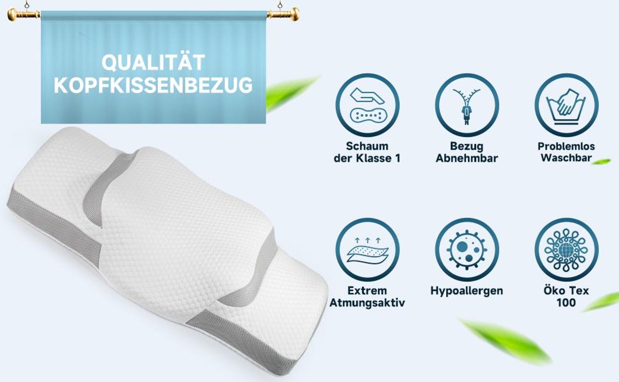 Kühler Bezug für angenehmen Schlaf