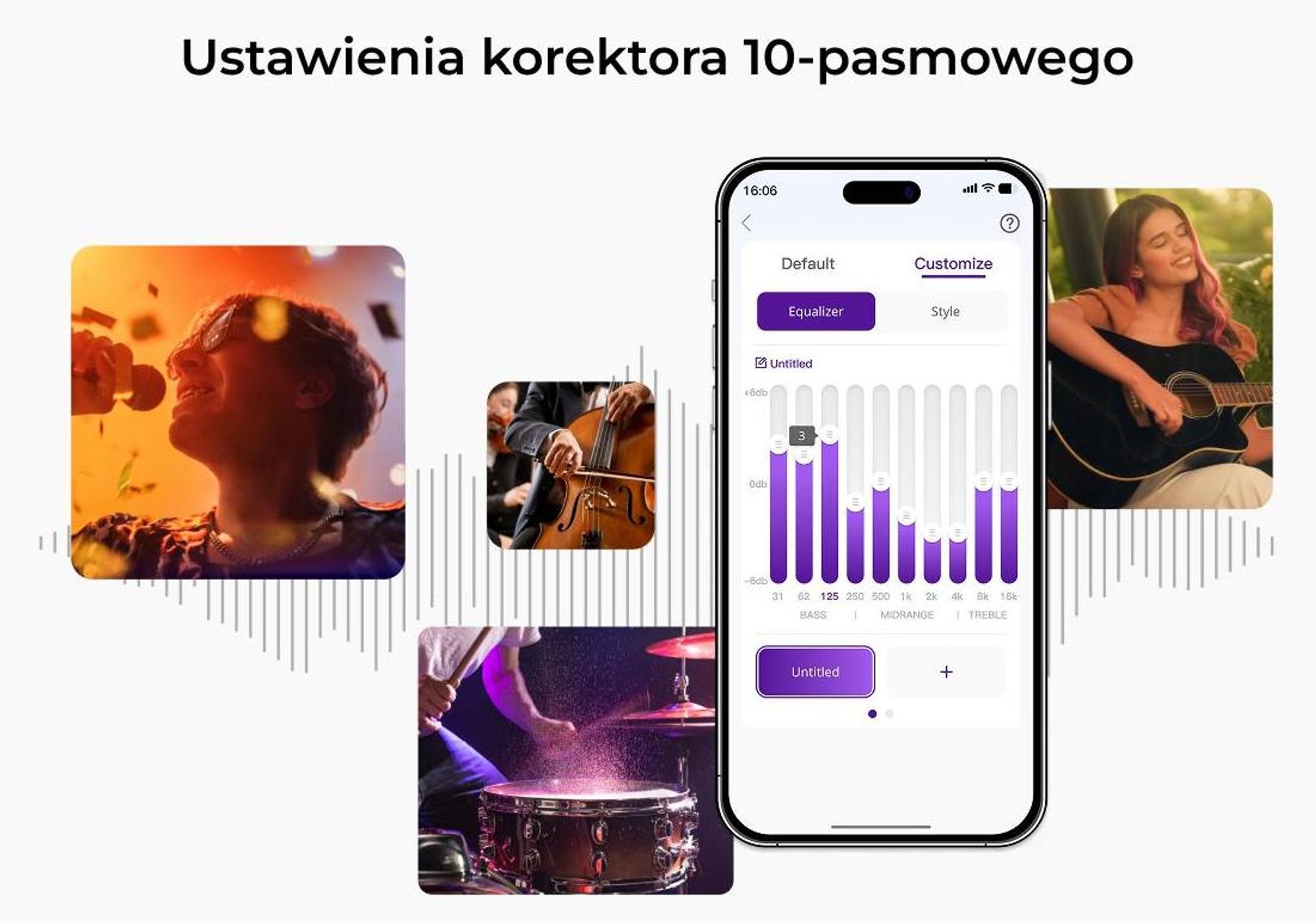 ULTIMEA Aura S5T Soundbar 7.1 Dolby Atmos z subwooferem, system dźwięku przestrzennego, sterowanie przez aplikację, 4 głośniki surround, 420 W