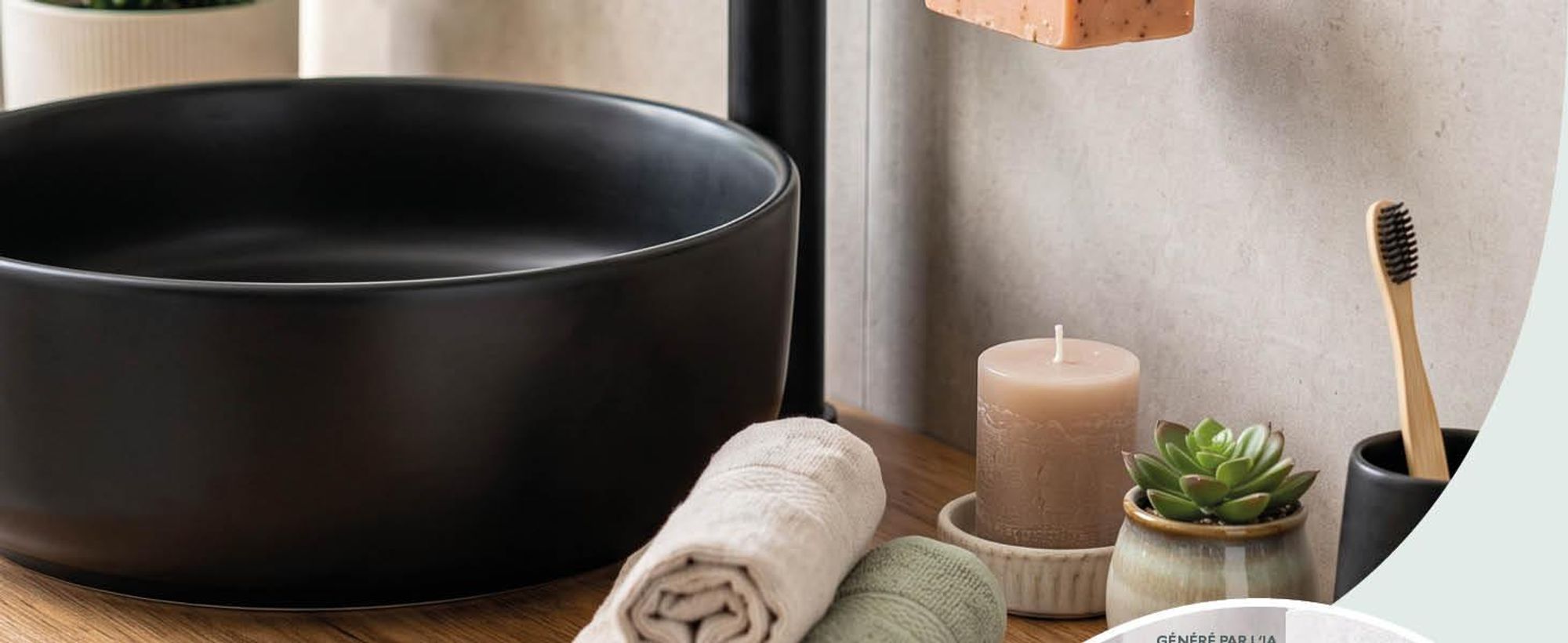 Porte-savon magnétique dans la cuisine