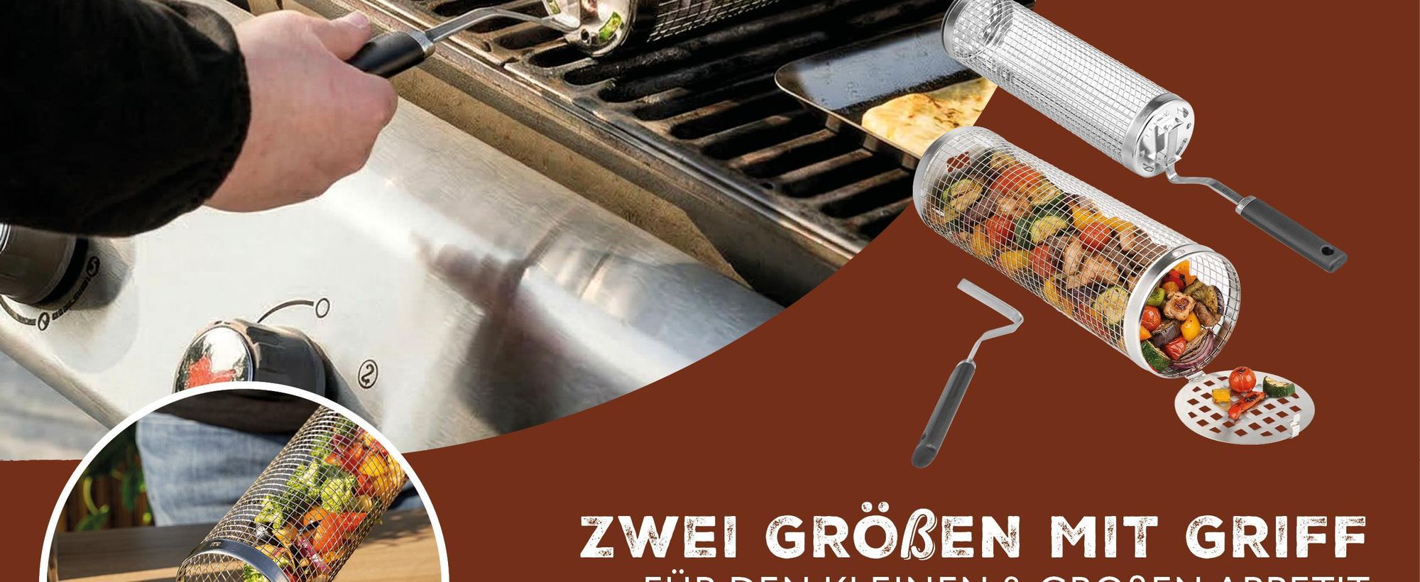 Das Set besteht aus zwei verschiedenen Größen.