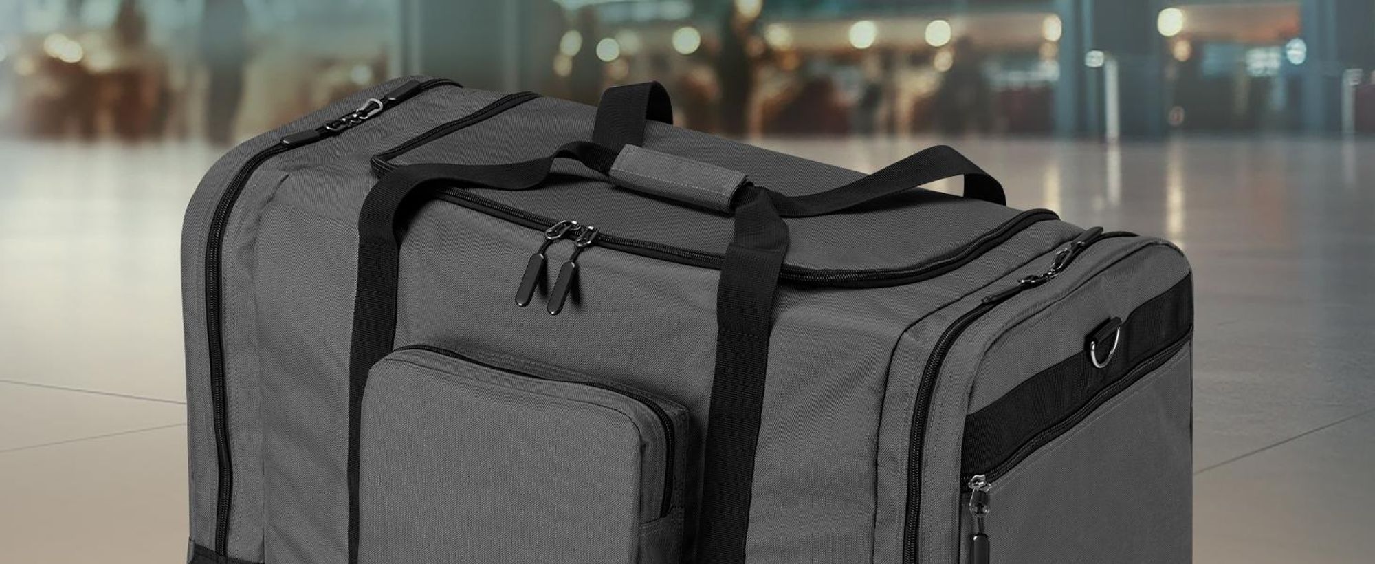 MONZANA Sport & Reisetasche 90L 70x35x35cm Schwarz