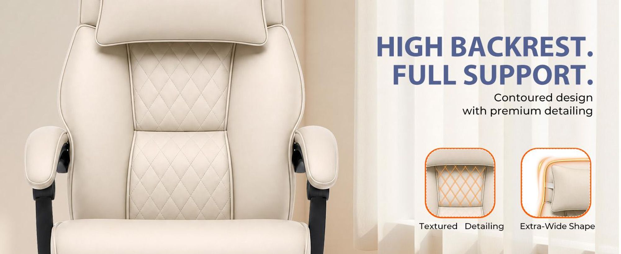 Silla de juego GTPLAYER con reposapiés, multifuncional, de cuero sintético, con capacidad de hasta 130 kg. Silla de oficina ergonómica con reposacabezas, respaldo ajustable de 90° a 135° y asiento de 53 cm
