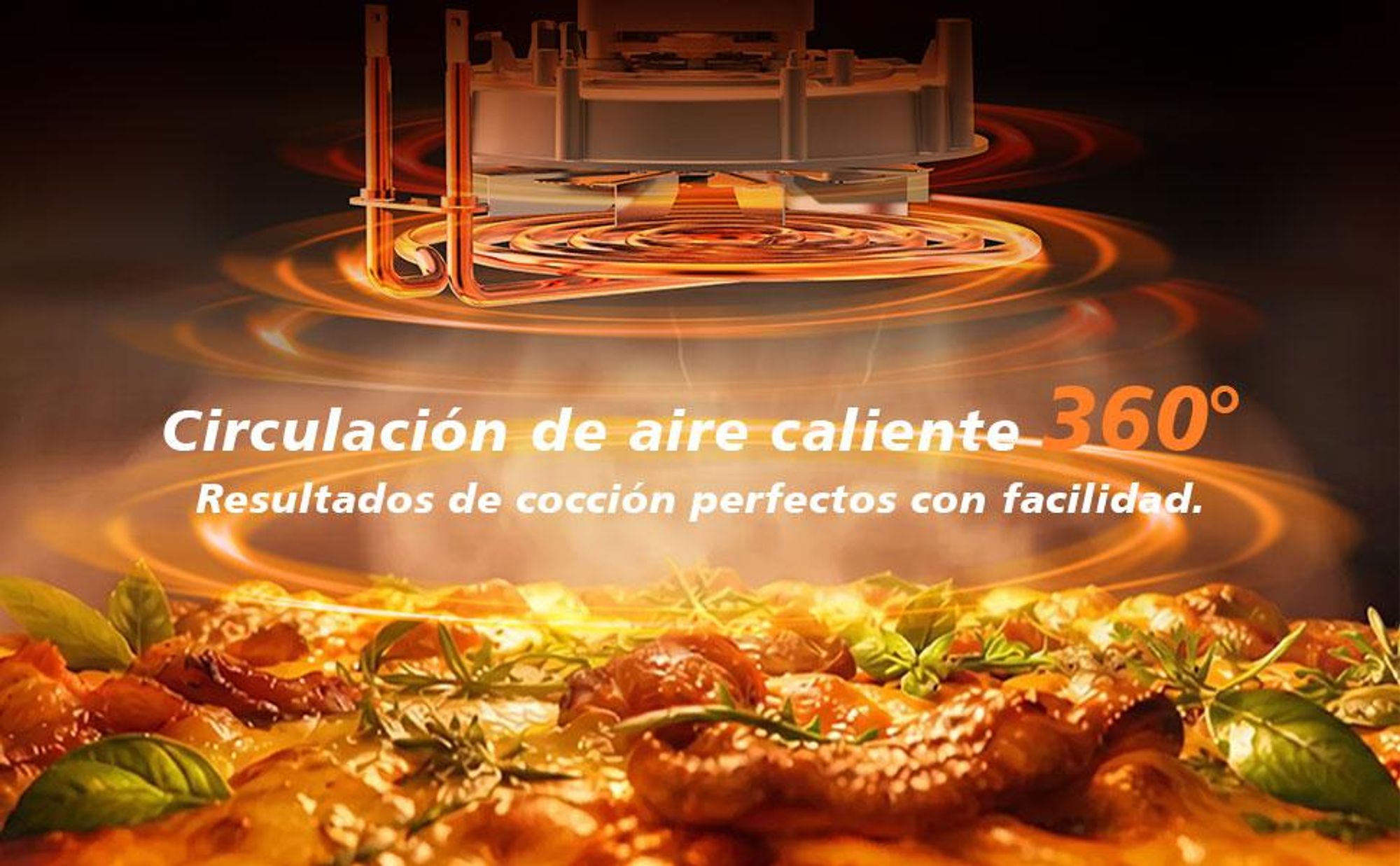 Freidora de aire 6L Airfryer, 9 programas, 40–200 °C, función mantener caliente, ventana de visualización, revestimiento antiadherente, 1650 W,