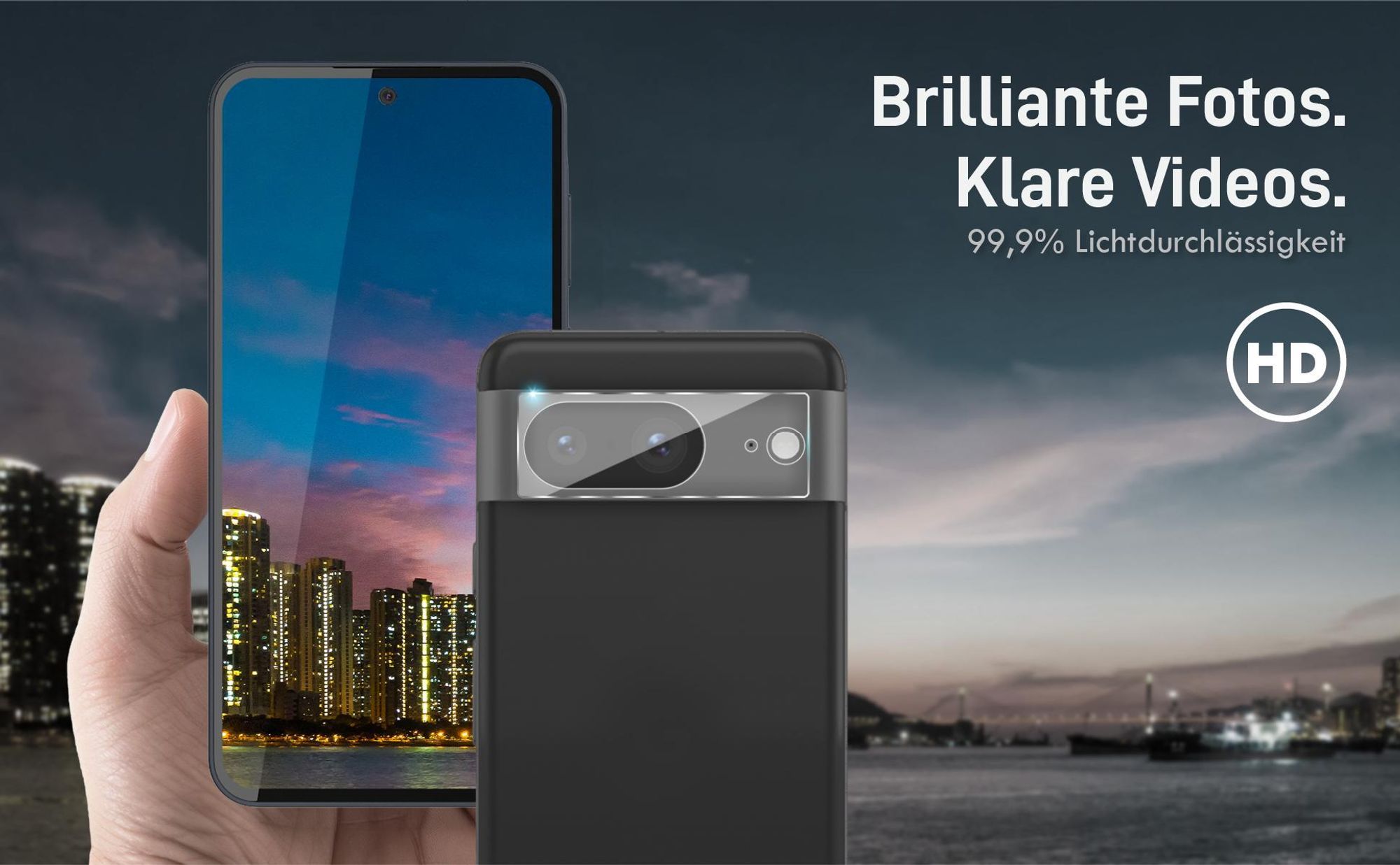 Brilliante Bildqualität mit dem Google Pixel 8 dank 99,9% Lichtdurchlässigkeit