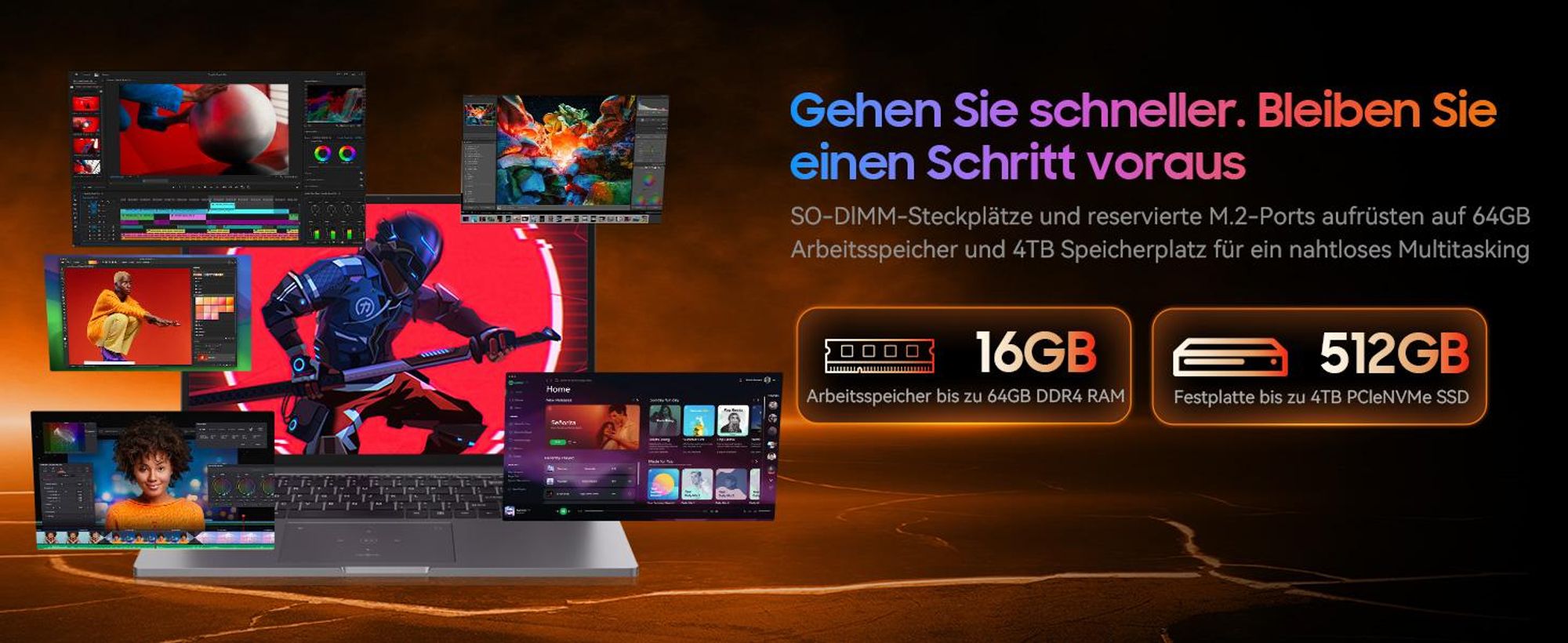 Blackview Gamibook 8 Laptop 16" FHD Gaming Notebook, AMD Ryzen™ 7 7735HS, 8C/16T, bis zu 4.75GHz, 16GB RAM 512GB SSD, Windows 11 Pro, WiFi 6