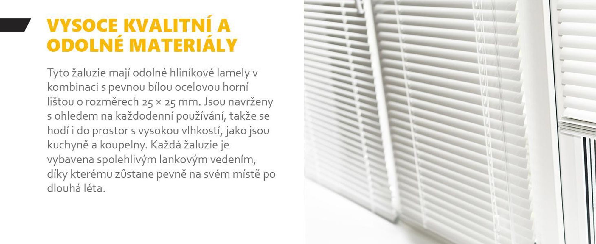 time4blinds – Žaluzie do Oken bez Vrtání, Hliníkové Rolety, Bílý lesk, Levá, 900x1200