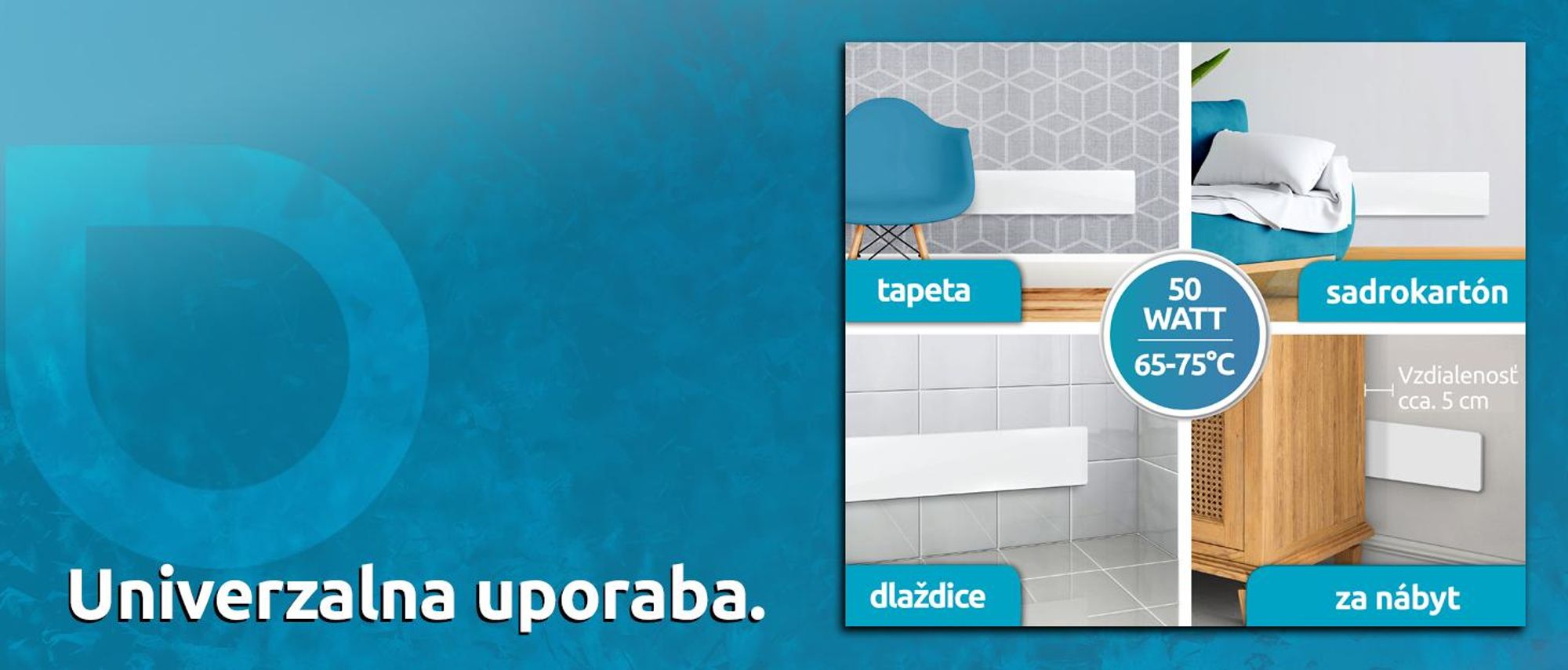 sDry – použiteľný na všetkých stenách.
